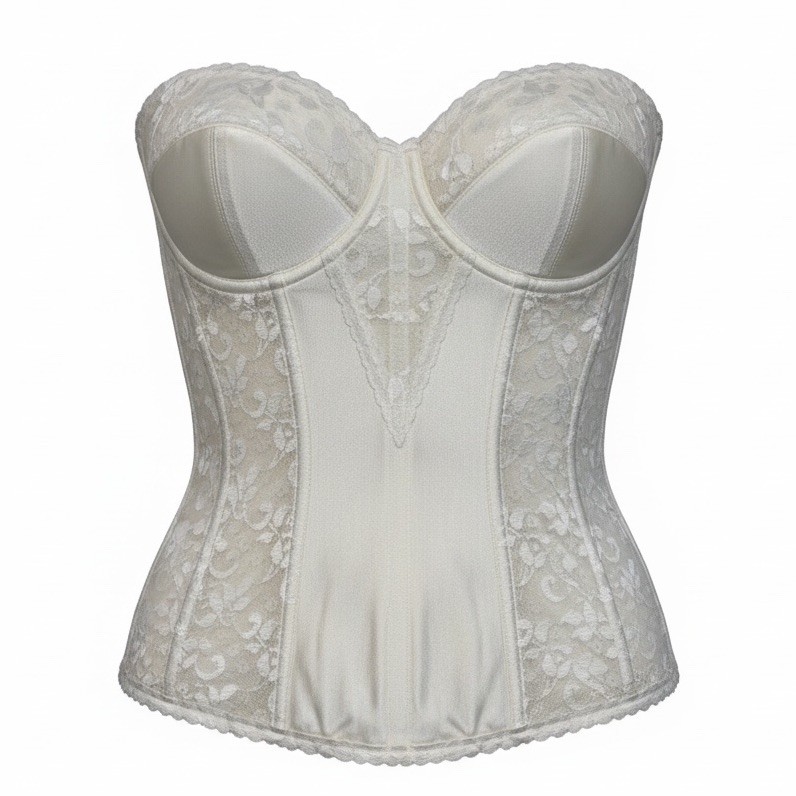 Carnival Vintage Union Made From 1964-1973 ILGWU Strapless Bustier Steampunk XS