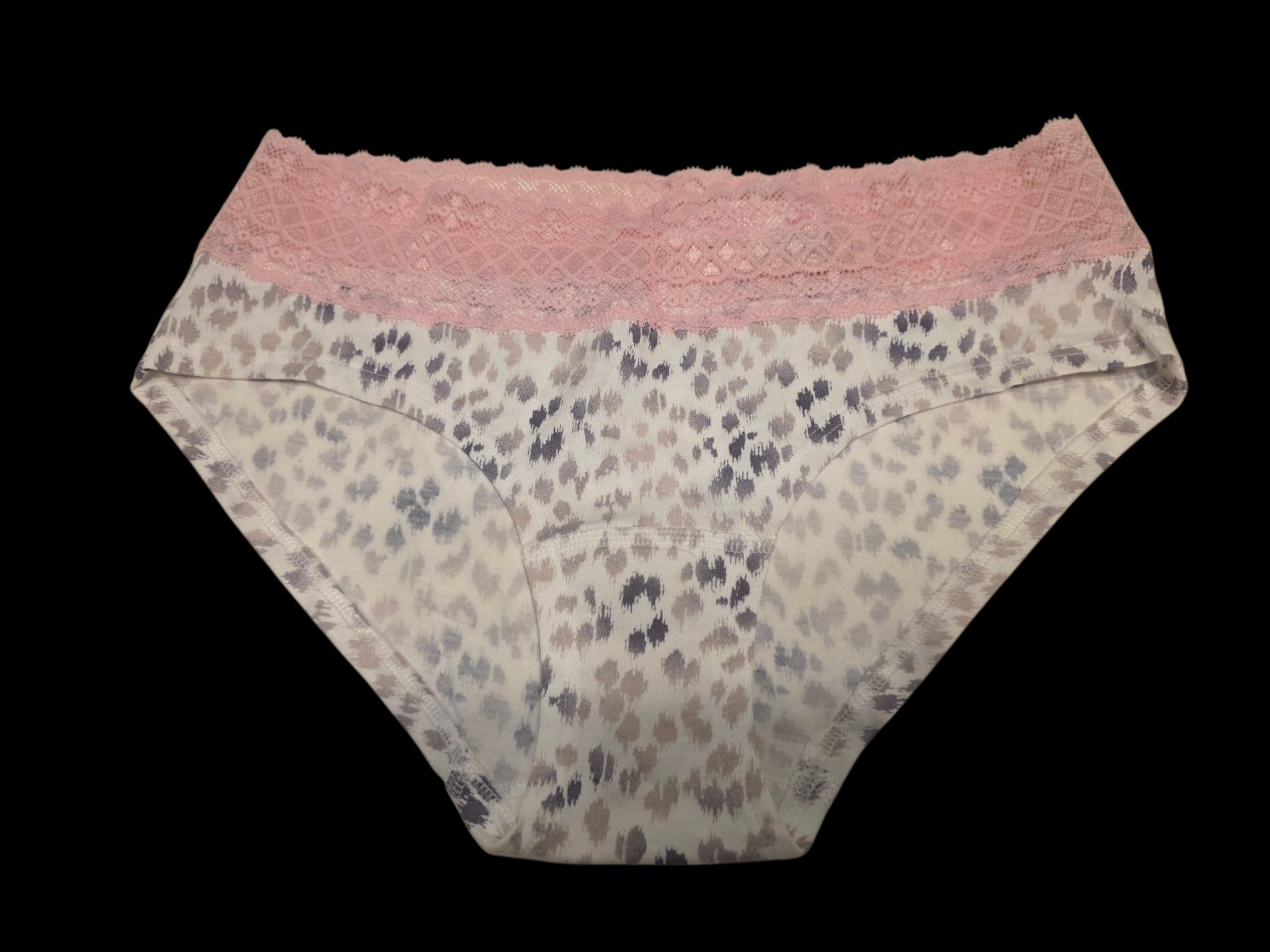 NOS Victoria’s Secret Animal Print Cotton Panties Low Rise Hiphugger w/Tags S