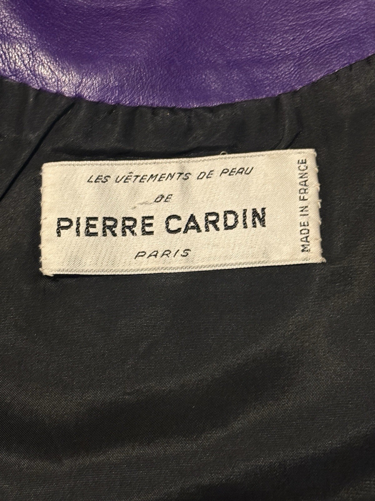 VTG 60s Pierre Cardin Space Age Mod Lambskin Leather Tabard Fringe Vest Belt Top