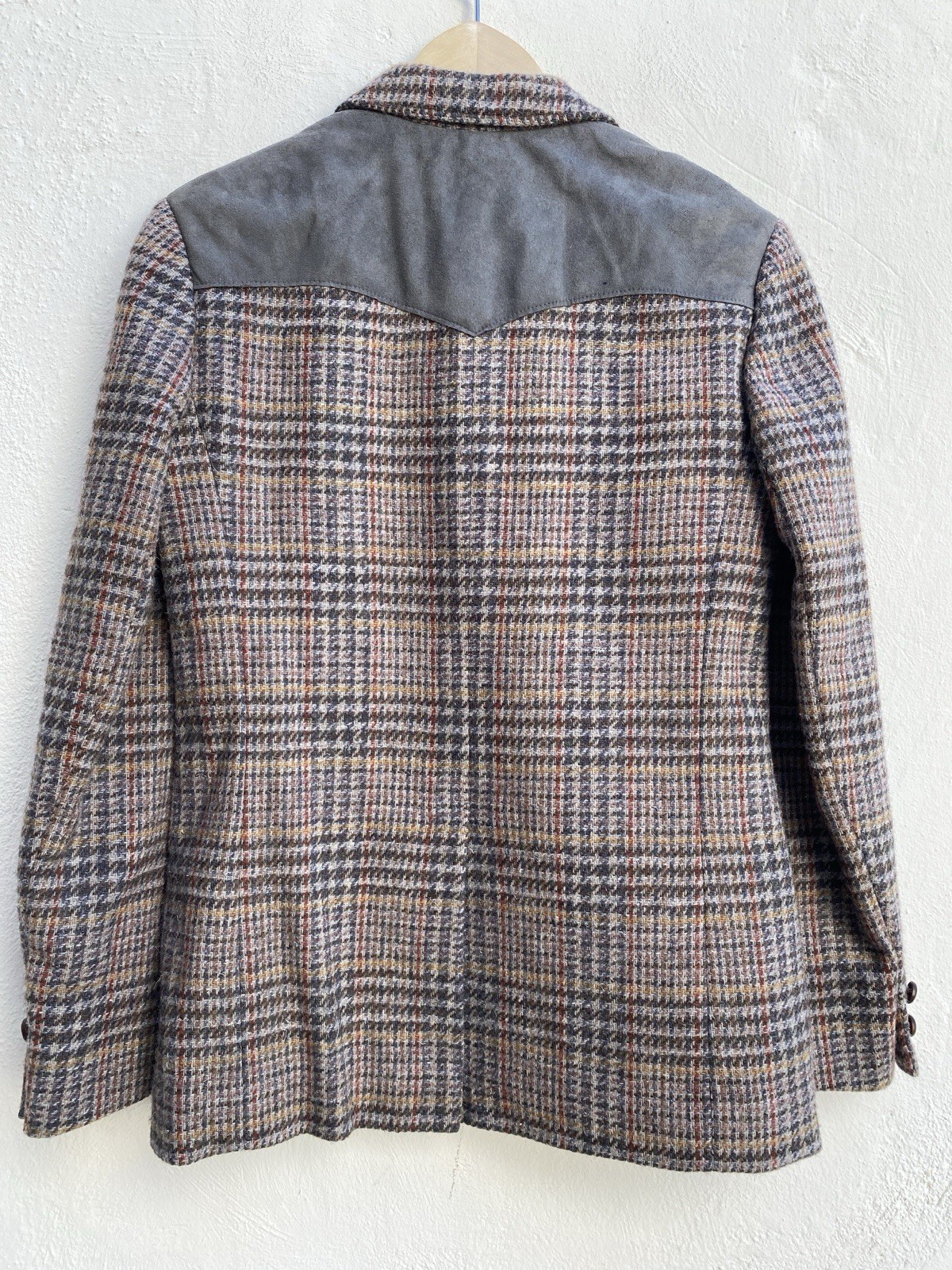 Vintage Pendleton High Grade Western Wear 34 Wool Suede Blazer Jacket