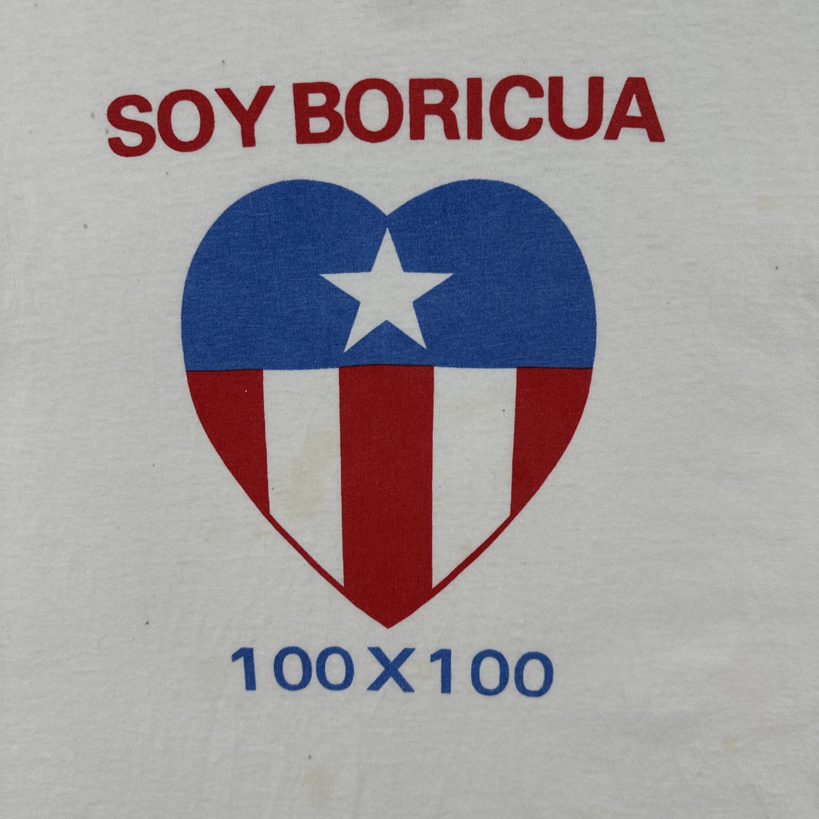 Vintage Screen Stars Best Large White T Shirt Made In USA Soy Boricua 100×100