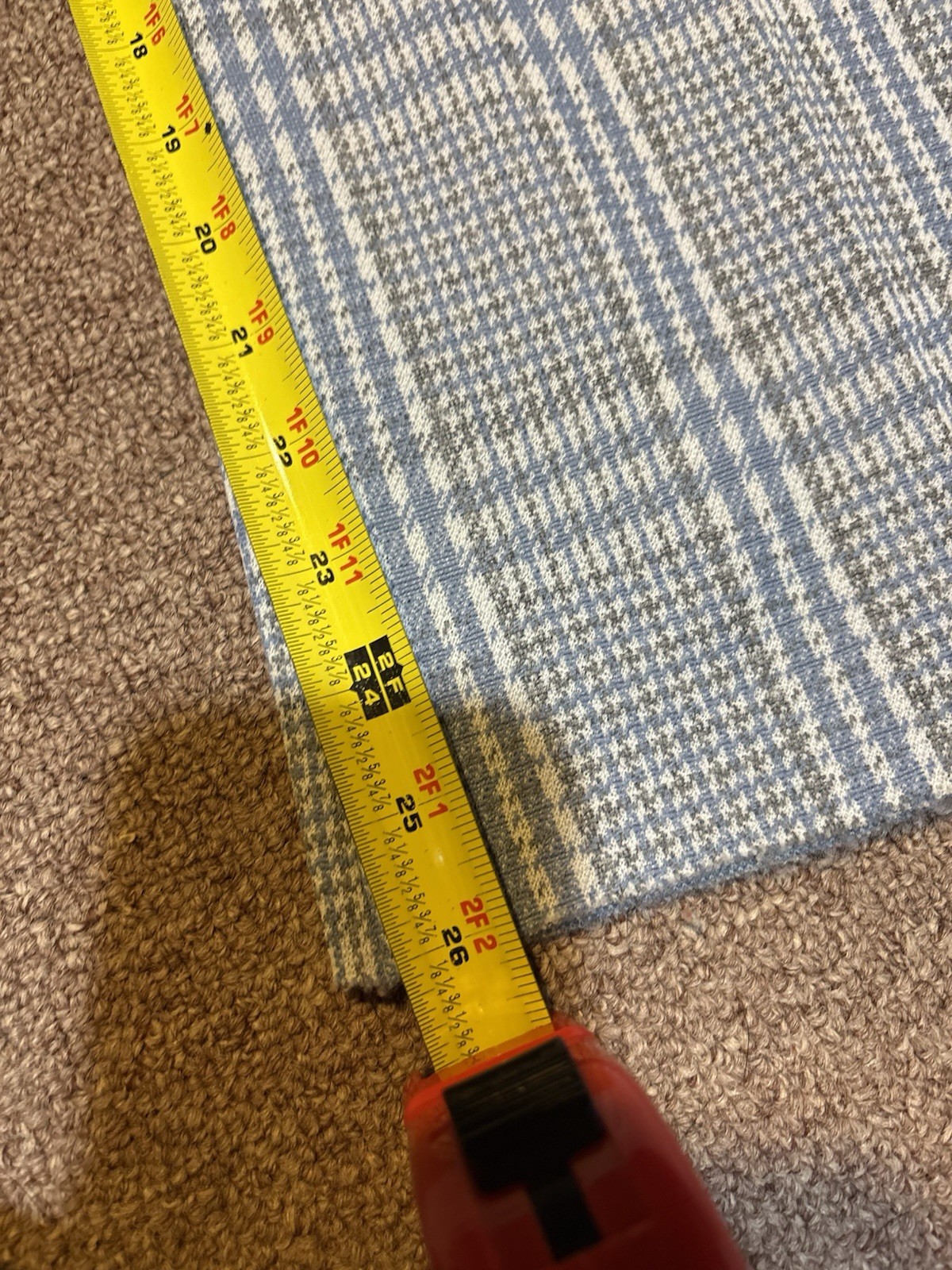 JC Penney Fashions Vtg Womens 18 Tartan Plaid 70s Loose Flare Hippie