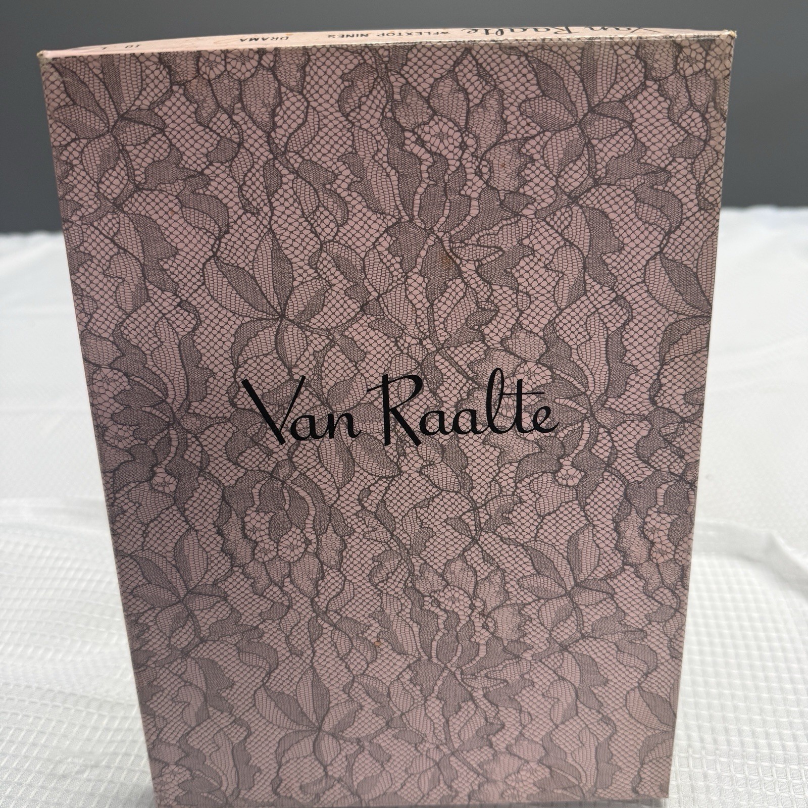 2-Vtg 50s VAN RAALTE Flextop Nines Drama 10 L Nylon Hose Stockings Seam New Box