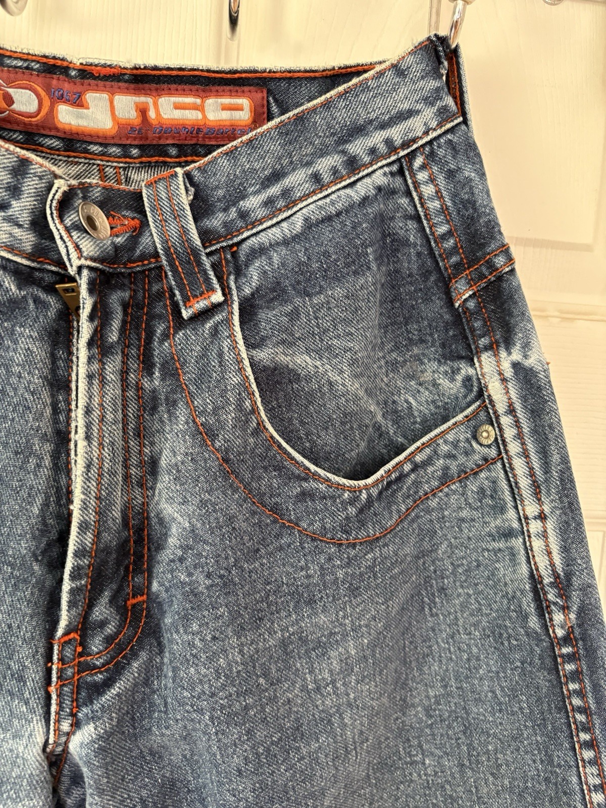 Jnco 1067 26” Double Barrel Jeans Size 3 Girlie Stuff Vintage 90s Y2K