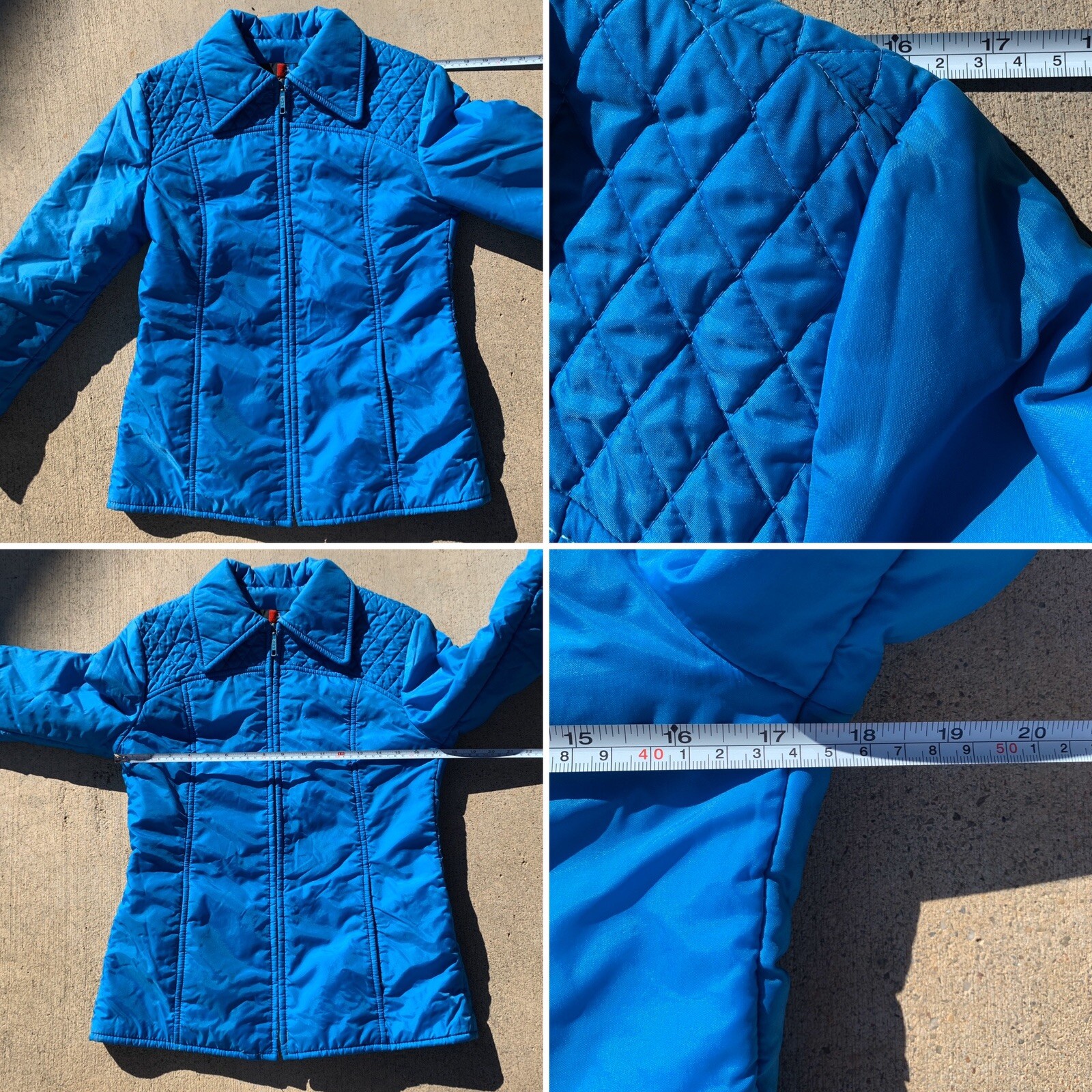 Vintage White Stag Action Sports Jacket Ladies Ski 70s 80s 1970s S or M