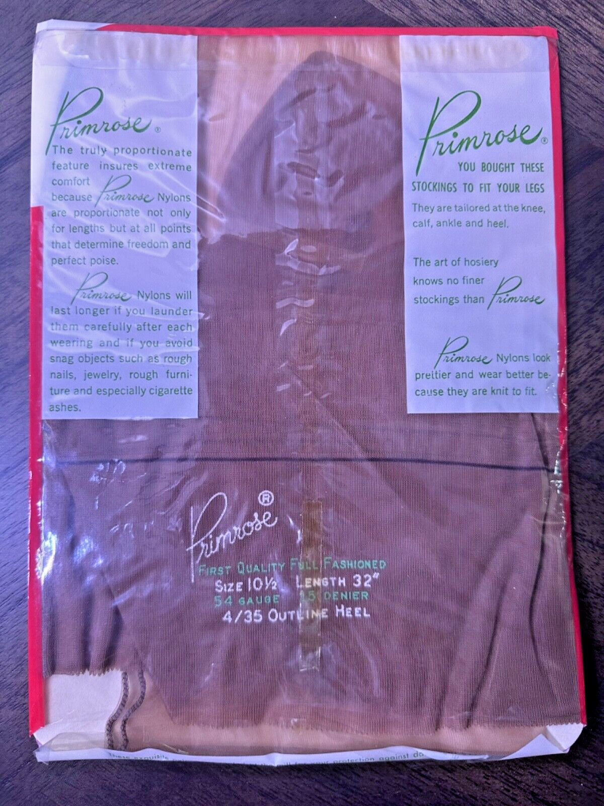 Vintage lot 3 pantyhose-Primrose, Moderne, One Size, NOS 1950s 1960s 1970s