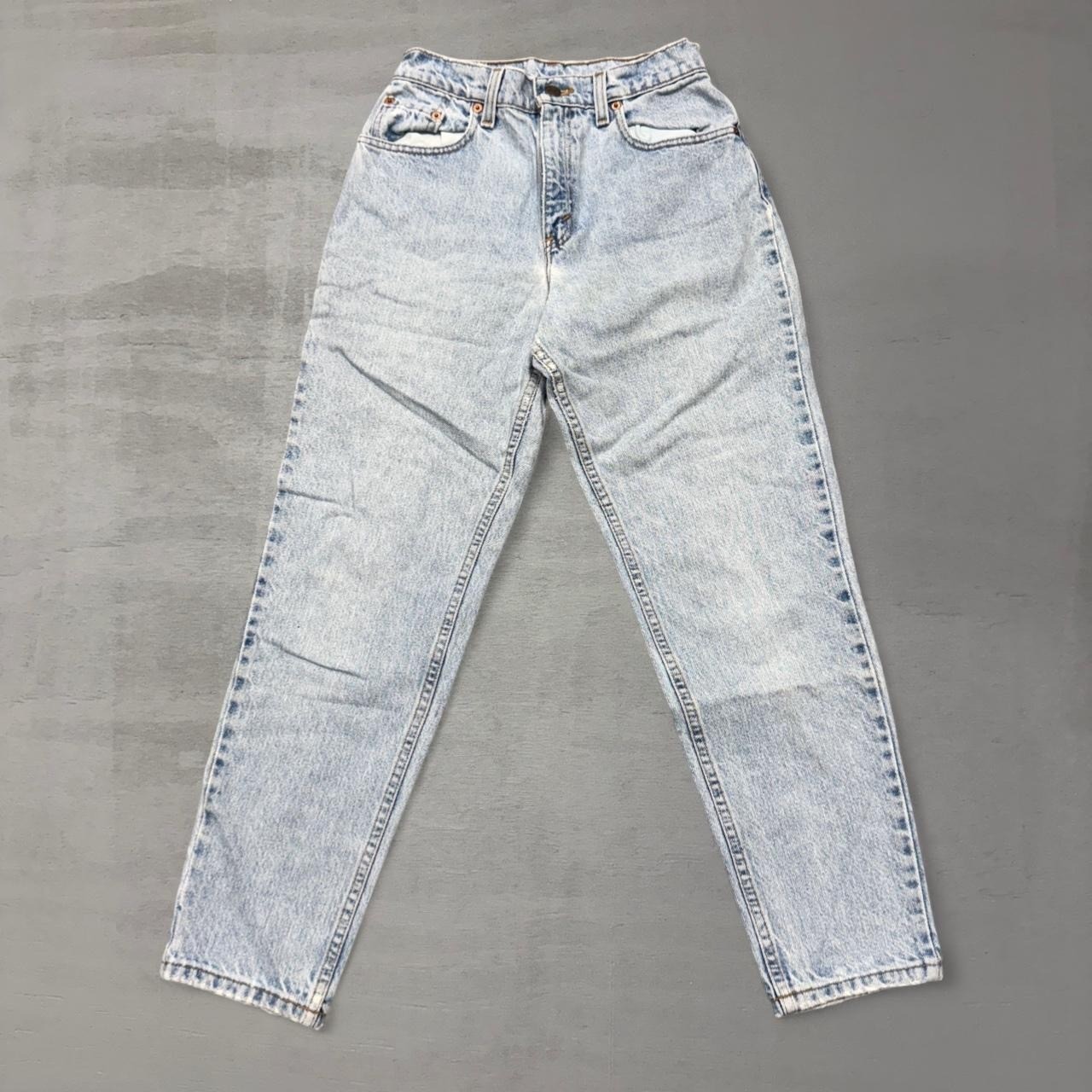 Vintage Levi’s 551 Jeans Light Wash High Rise Women’s Vintage USA Made 24 x 27