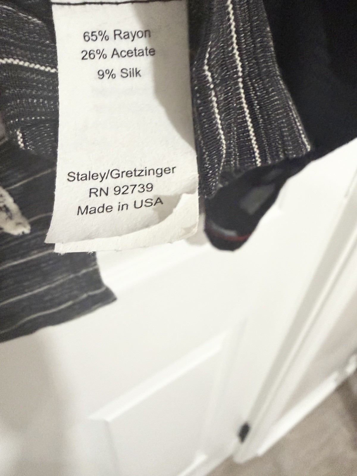 Vintage Staley Gretzinger Wearable Art Boho Lagenlook Silk Blend Small Top USA