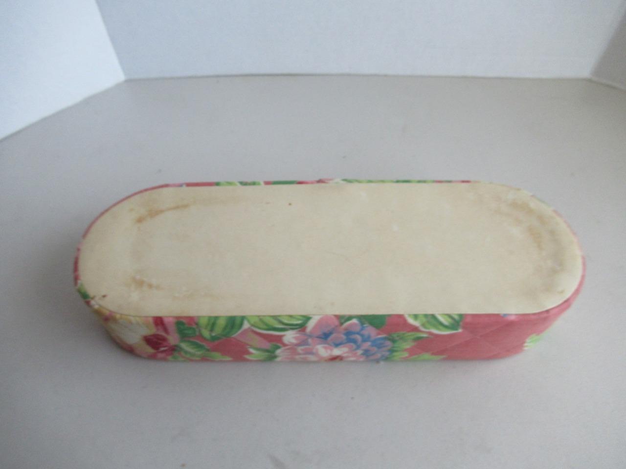 Vintage Hosiery Box Floral Design