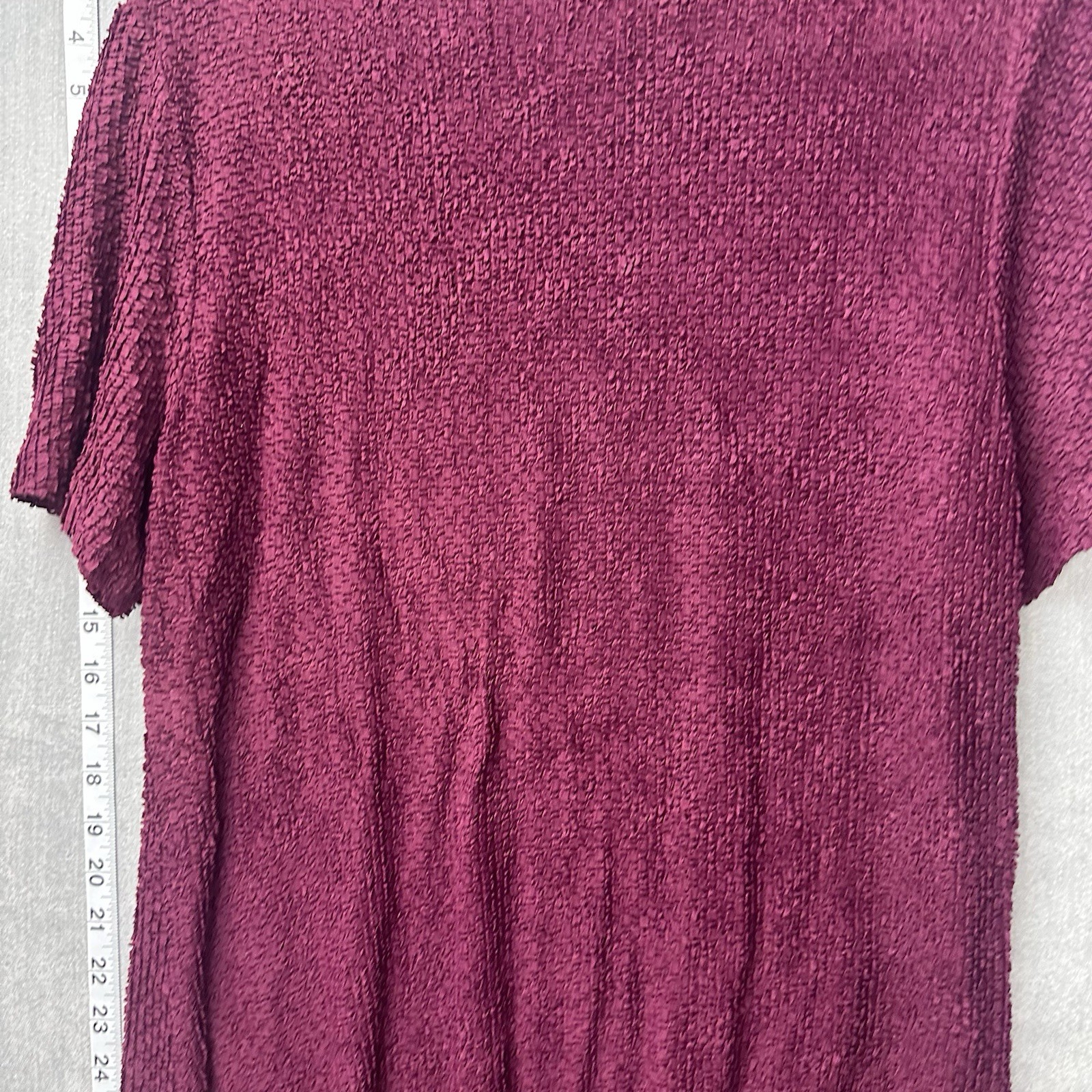 Vintage Sharade Of California Women’s Dress Size 14 Petite Pleated Ruffle USA