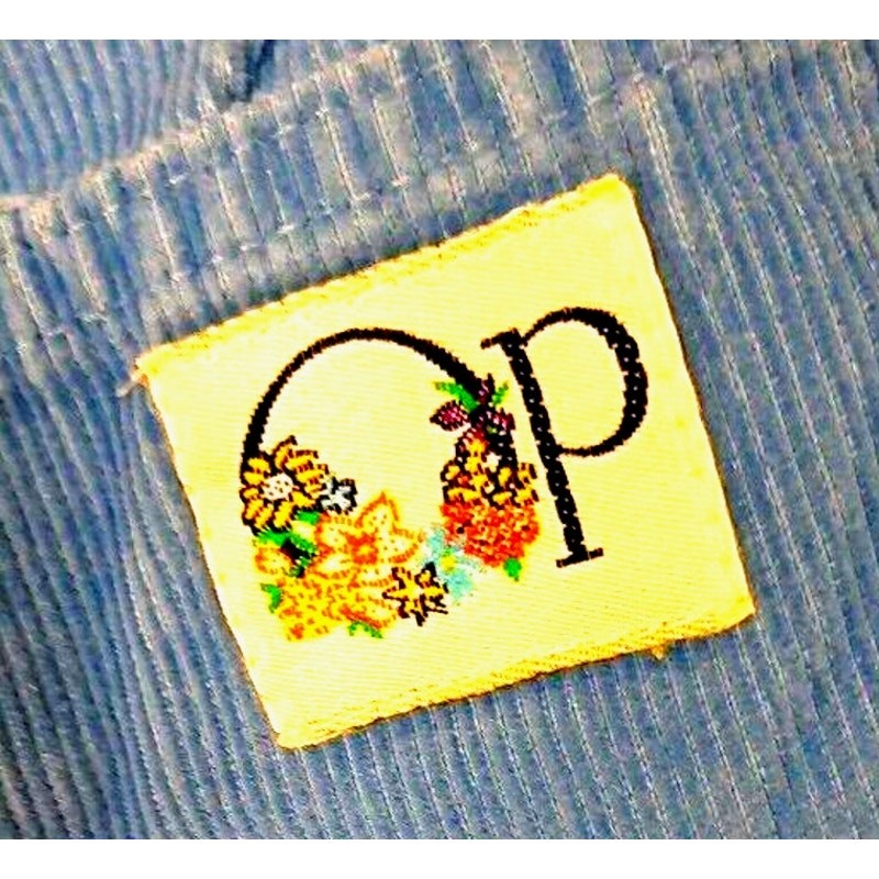 Vintage OP Ocean Pacific High Waist Corduroy Pants Small 24×29 Blue Surf Skate