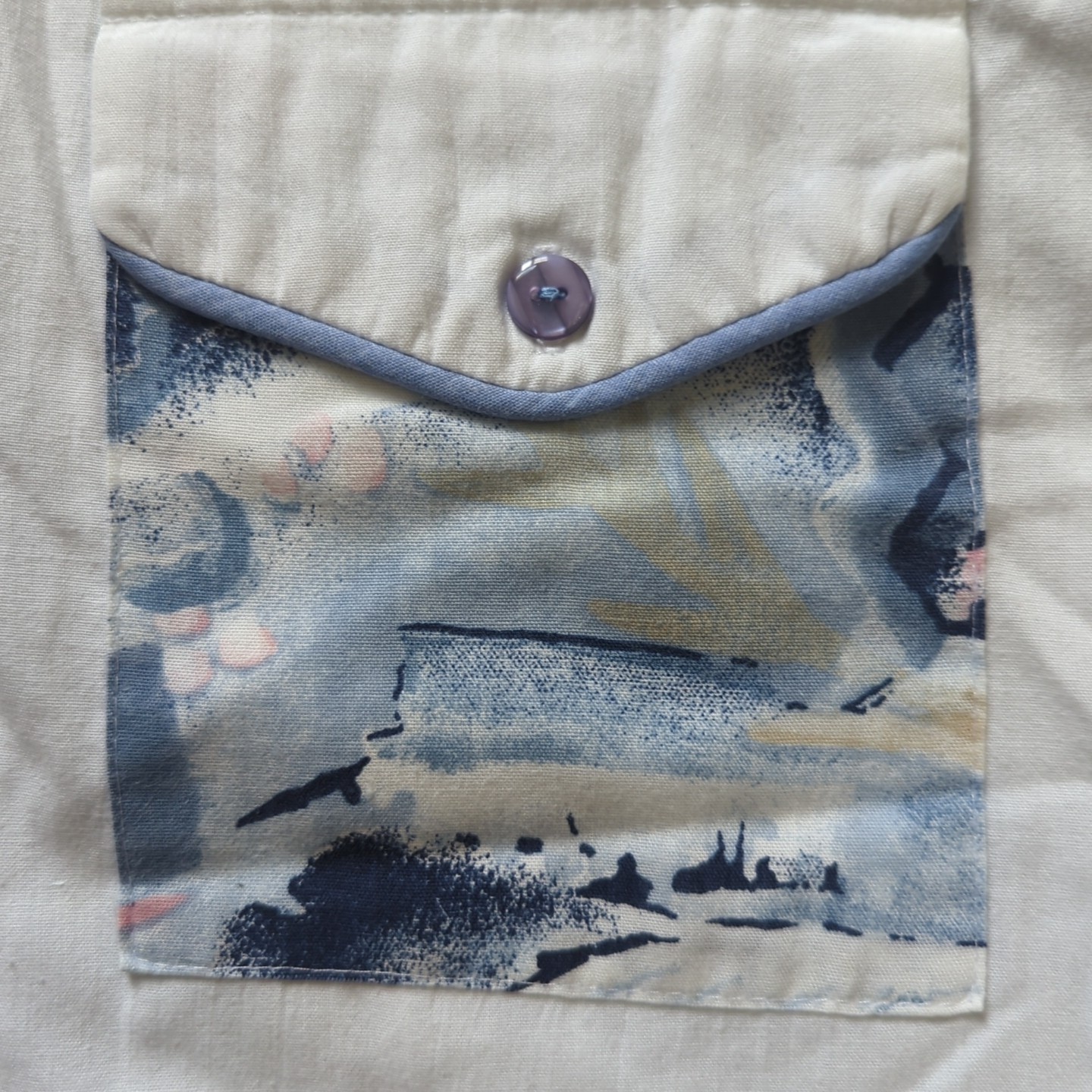 Vintage Tapestry ’80s Funky Art Deco Western Button Down Shirt Blouse Size Small