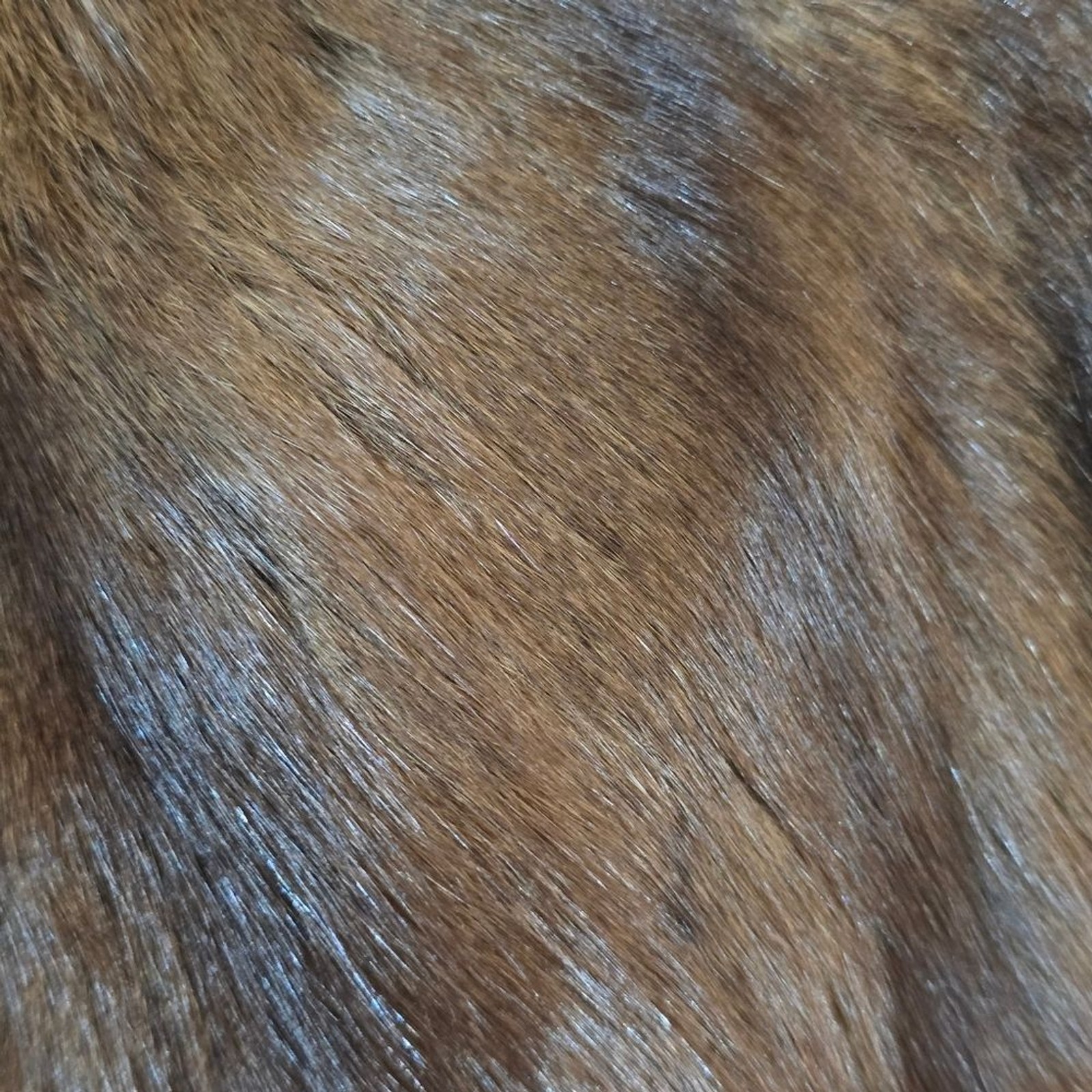 Duplers Furs Vintage Mid Century Mink Stole Cape Wrap Brown Chocolate S/M Formal
