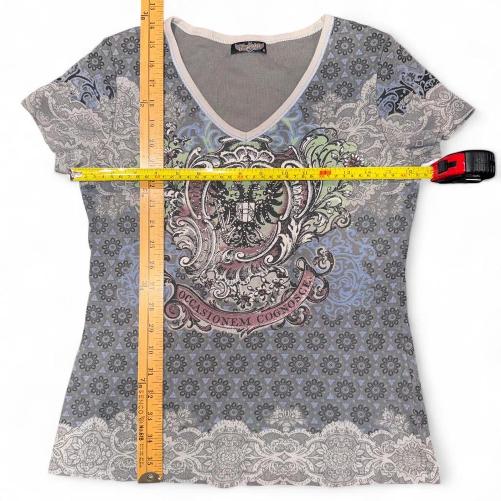 Vintage Y2K Vanilla Sugar Rhinestone Tee PL Fairy Grunge Whimsigoth Indie Sleaze