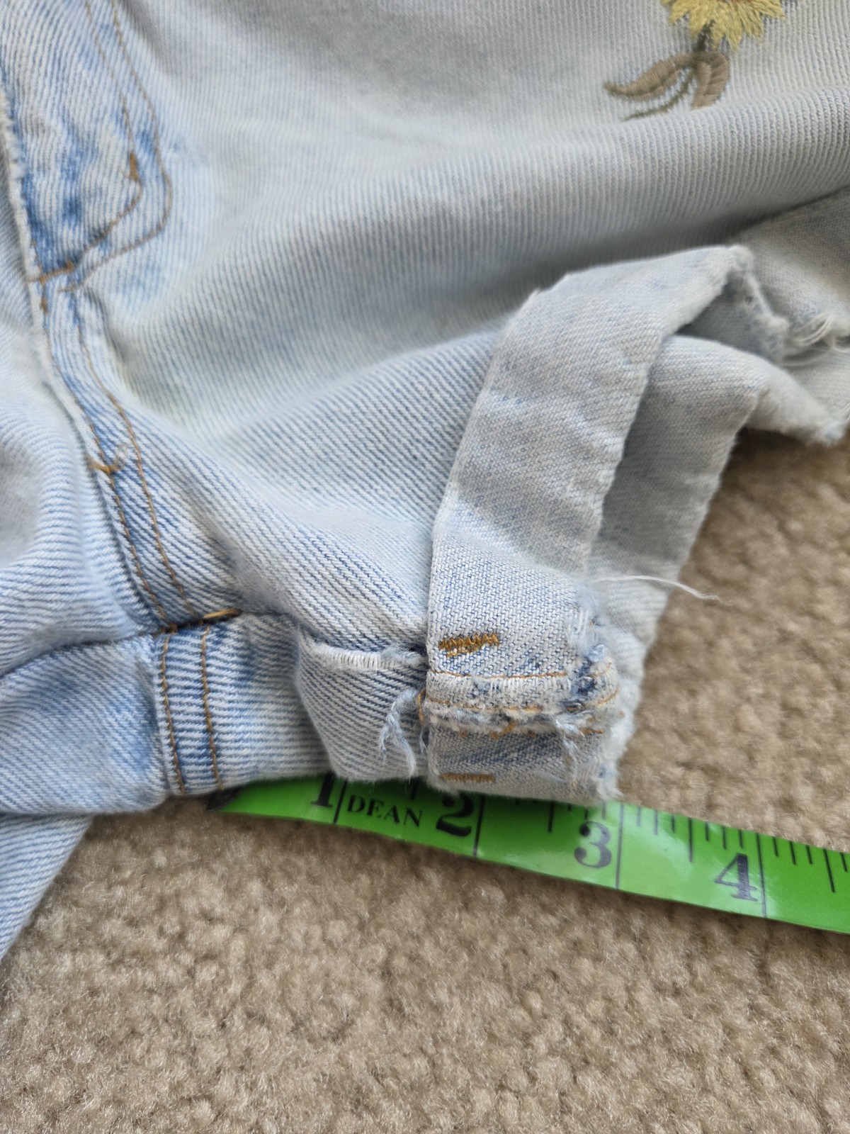 Vintage 90s Jean Festival Shorts – Nuovo Jeanswear County Seat – Size 5/6