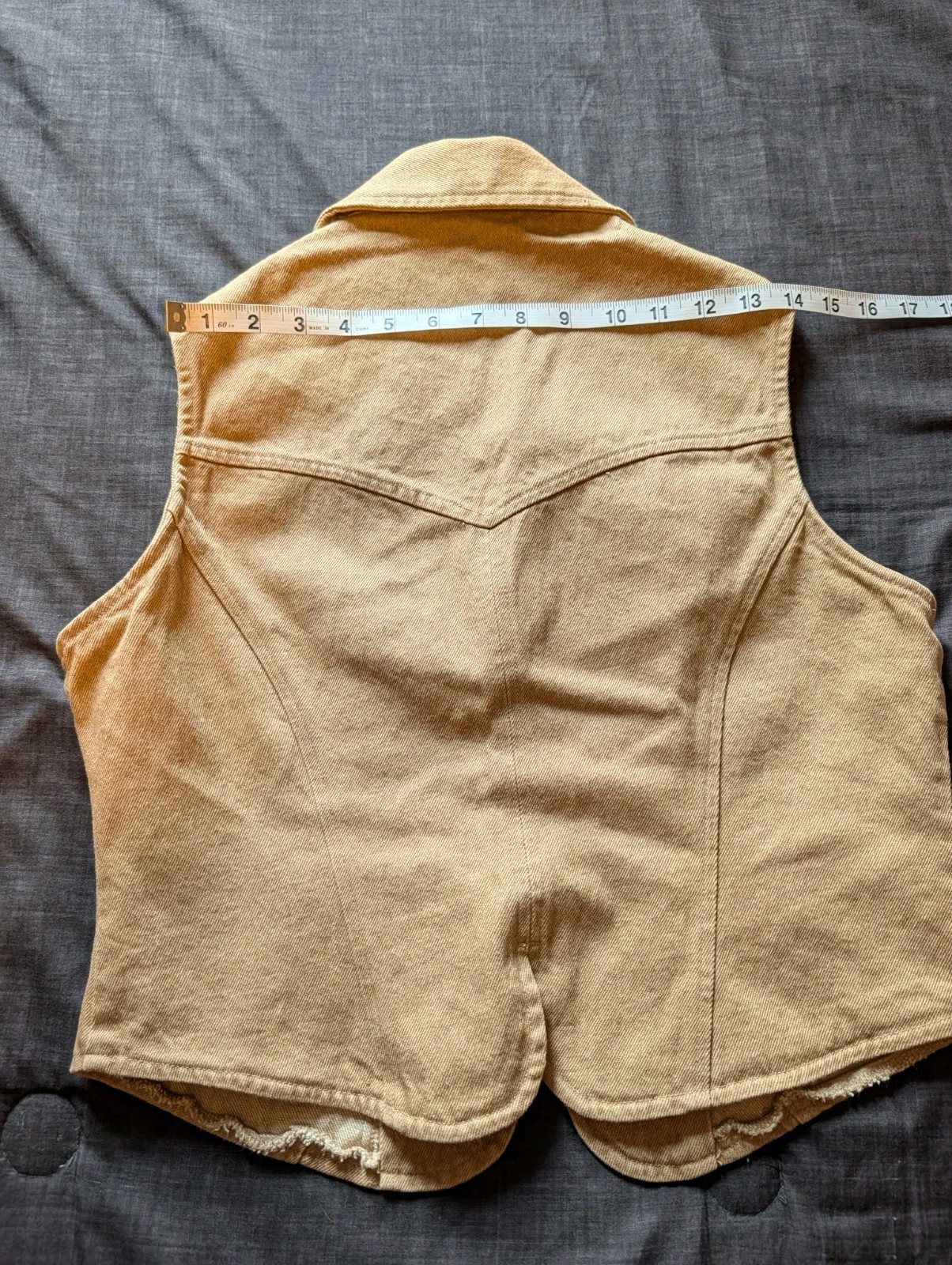 Wrangler Western Wear VTG 90s Women’s Size M Floral Embroidered Beige Vest
