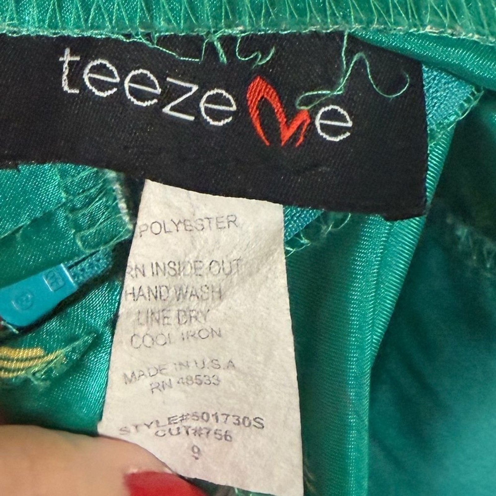 VTG Y2K Teeze Me Satin Halter Neck Mini Dress