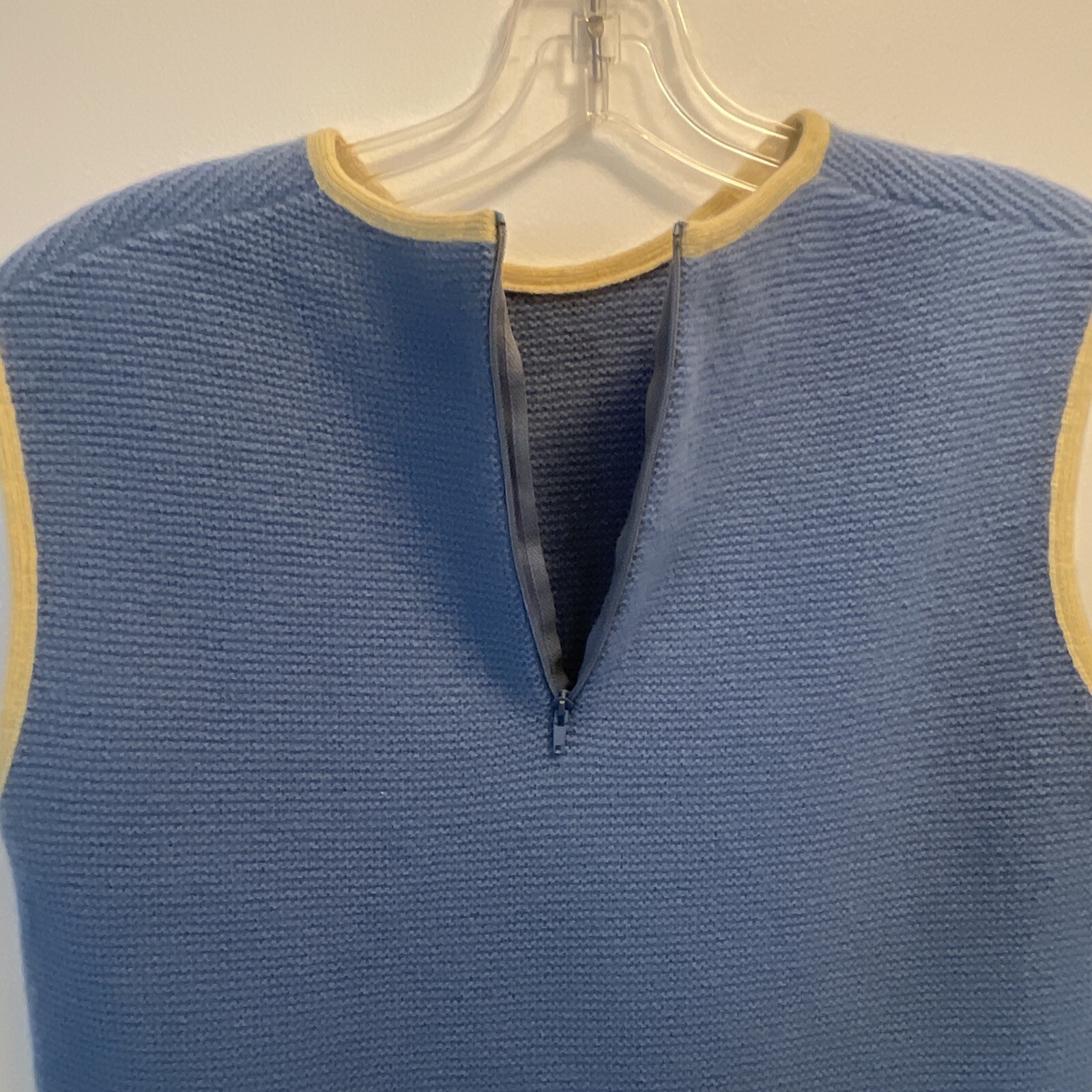 Vintage 1950s LOFTIES Baby Blue Sweater Top& Skirt SET Mid Century Retro Fashion