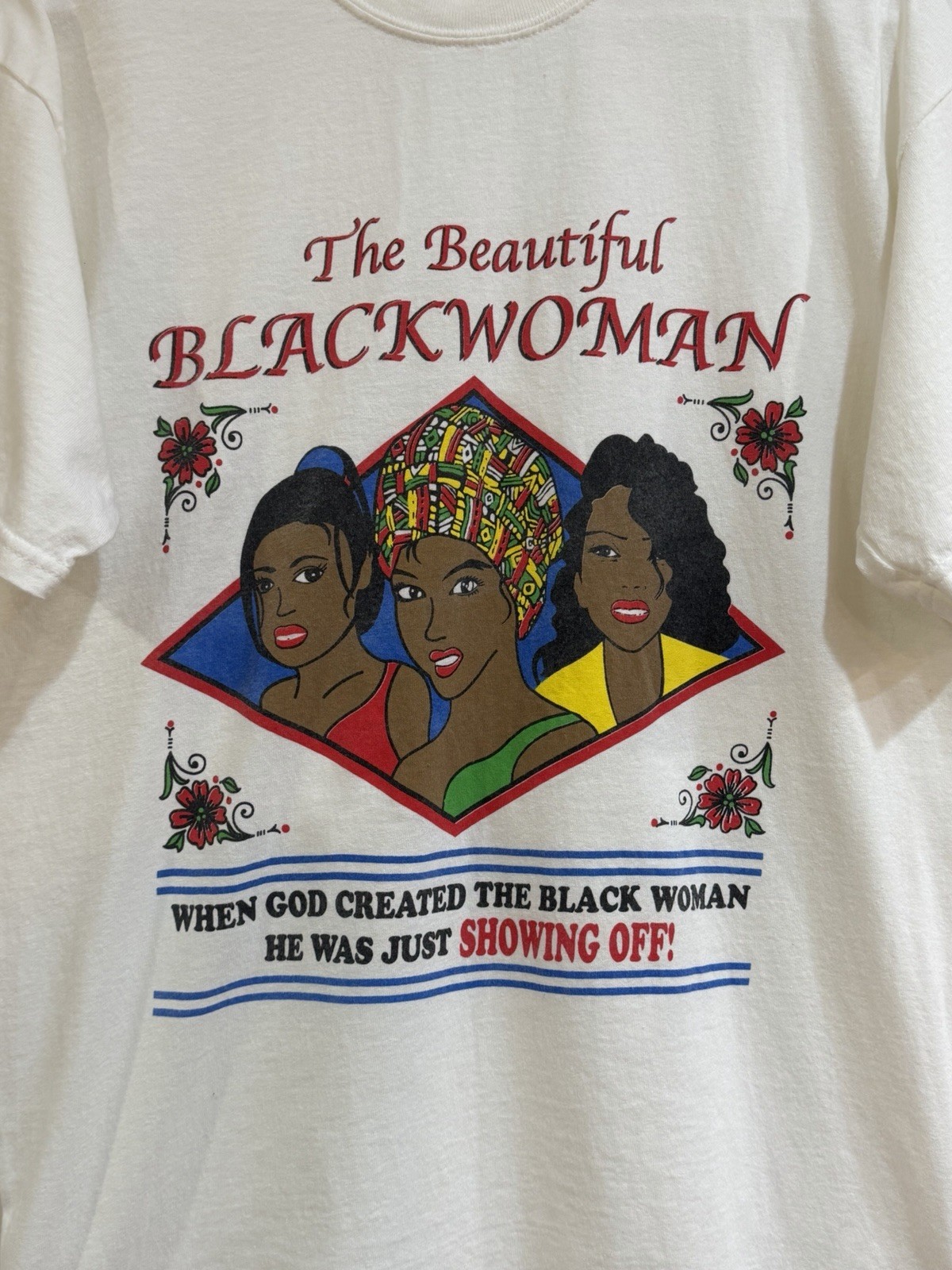 RARE Vintage 90s The Beautiful Black Woman When God Made Black Women Size Medium