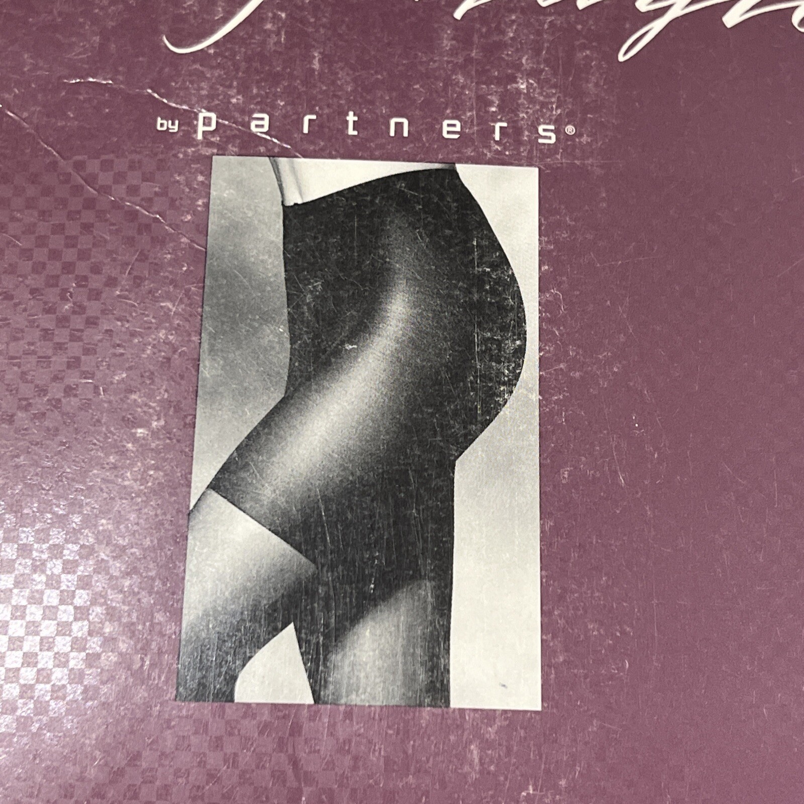 Vintage Body Magic By Partners Sz B Ivory Control Top Sandalfoot Sheer Pantyhose