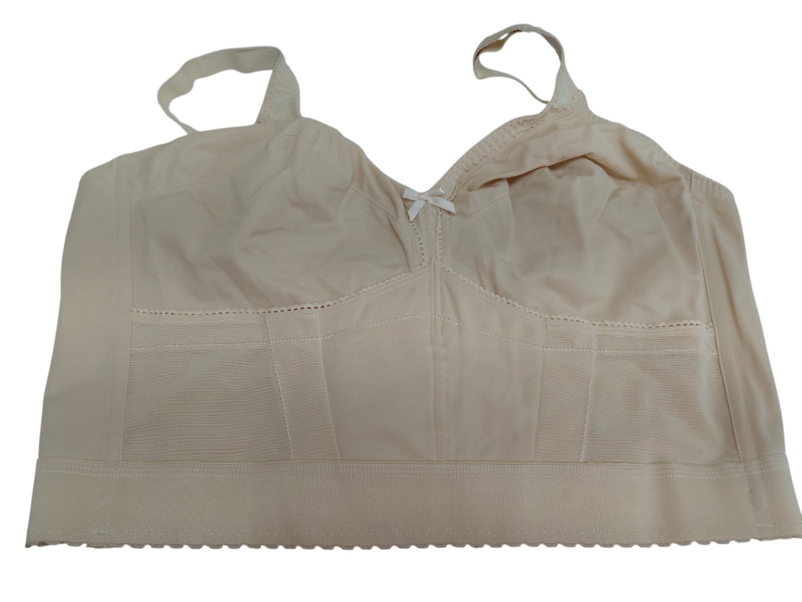 Vintage Crown-nette Longline Bra Size 48C