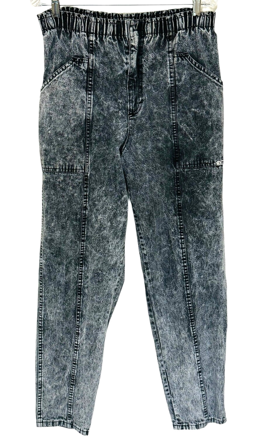 VTG 80s Cherokee Mom Jeans Womens 12 Tapered Acid Wash High Waisted