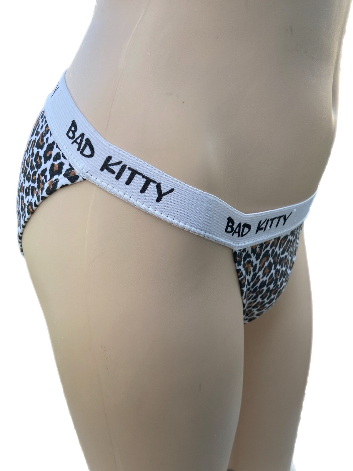 Y2K Deadstock Bad Kitty Low Bikini Panty M/6 Baddie Rave Vintage 2 K New Retro