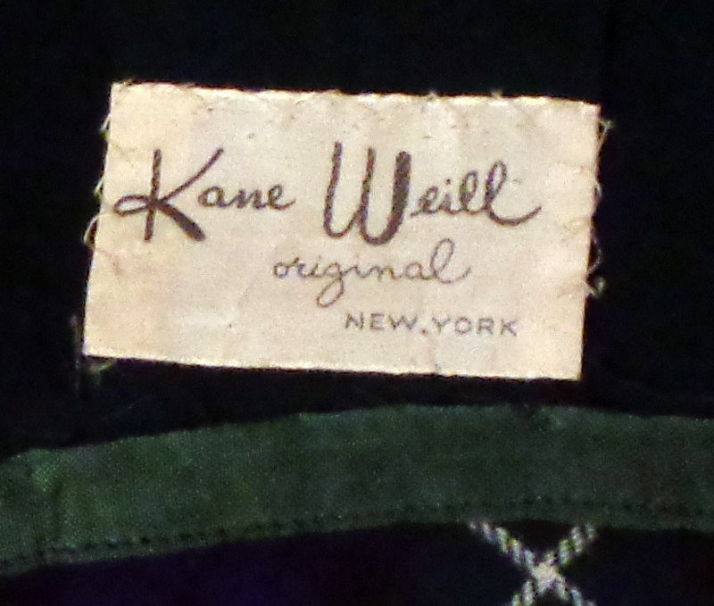 Vintage 1940s Wool Plaid Skirt and Sweater Set- New York Label – Rare