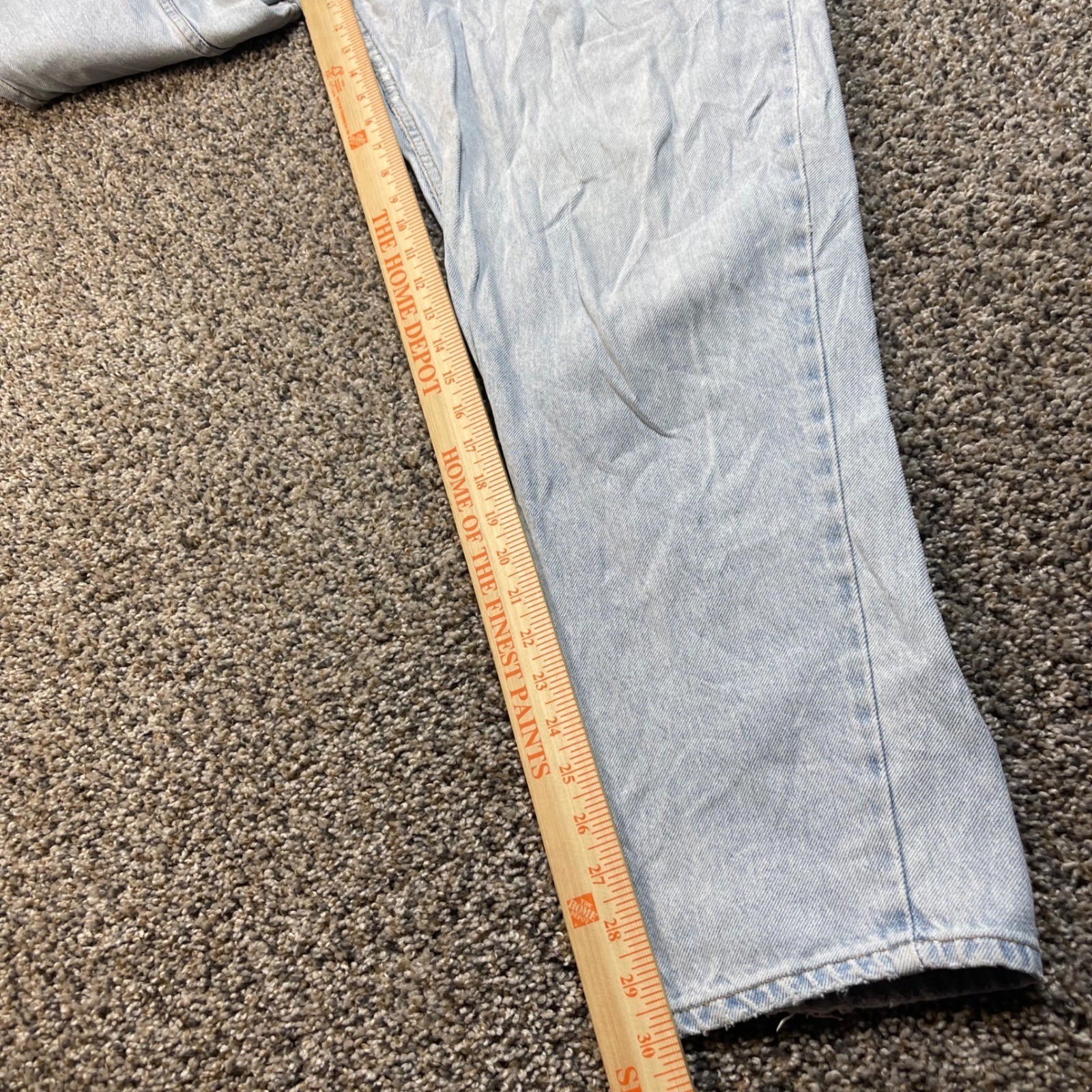 Vintage Levis 9922 Orange Tab Womens 36×30 USA Made Light Wash Tapered Mom Jeans