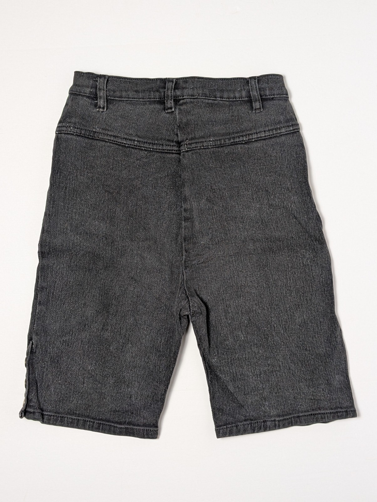 Vtg. 1990s Women’s Denim Republic Black Denim Jean Shorts Juniors Size 9/10 VG
