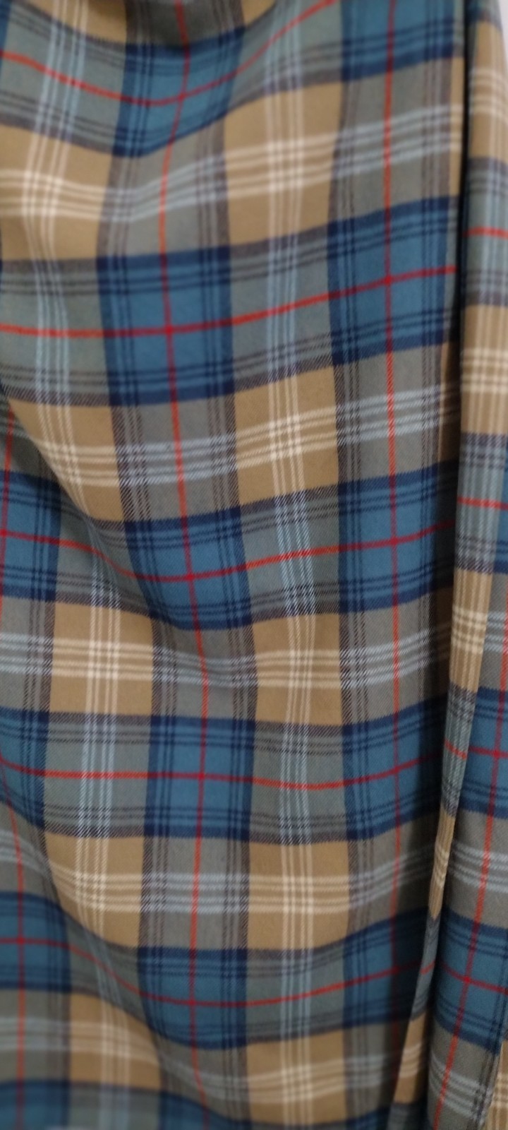 Vintage The Scotch House Wool Plaid Kilt Skirt Scotland 24 Waist Dark Academia