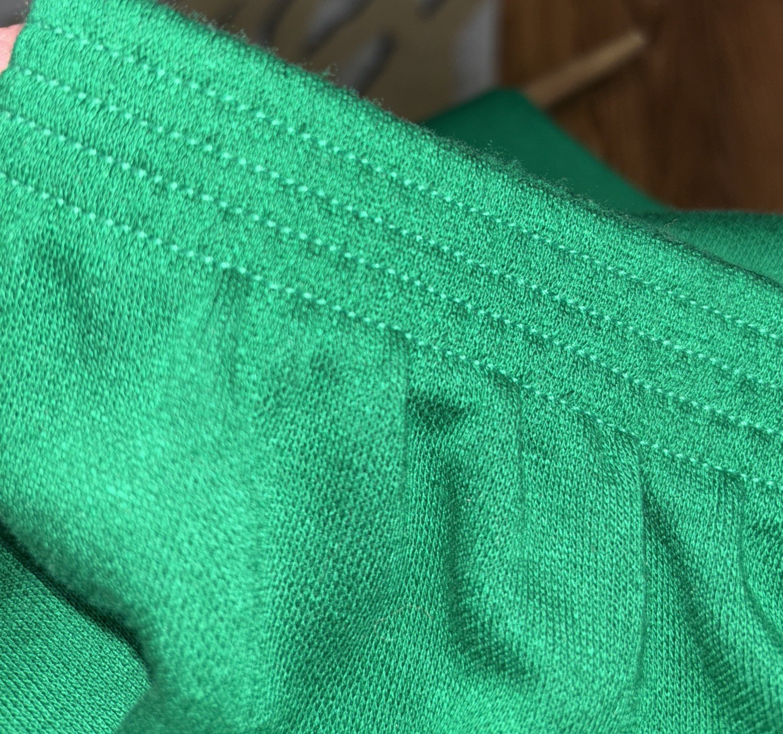 Vintage California Wear Green & Gold Matching Christmas Outfit Size 8- Made USA