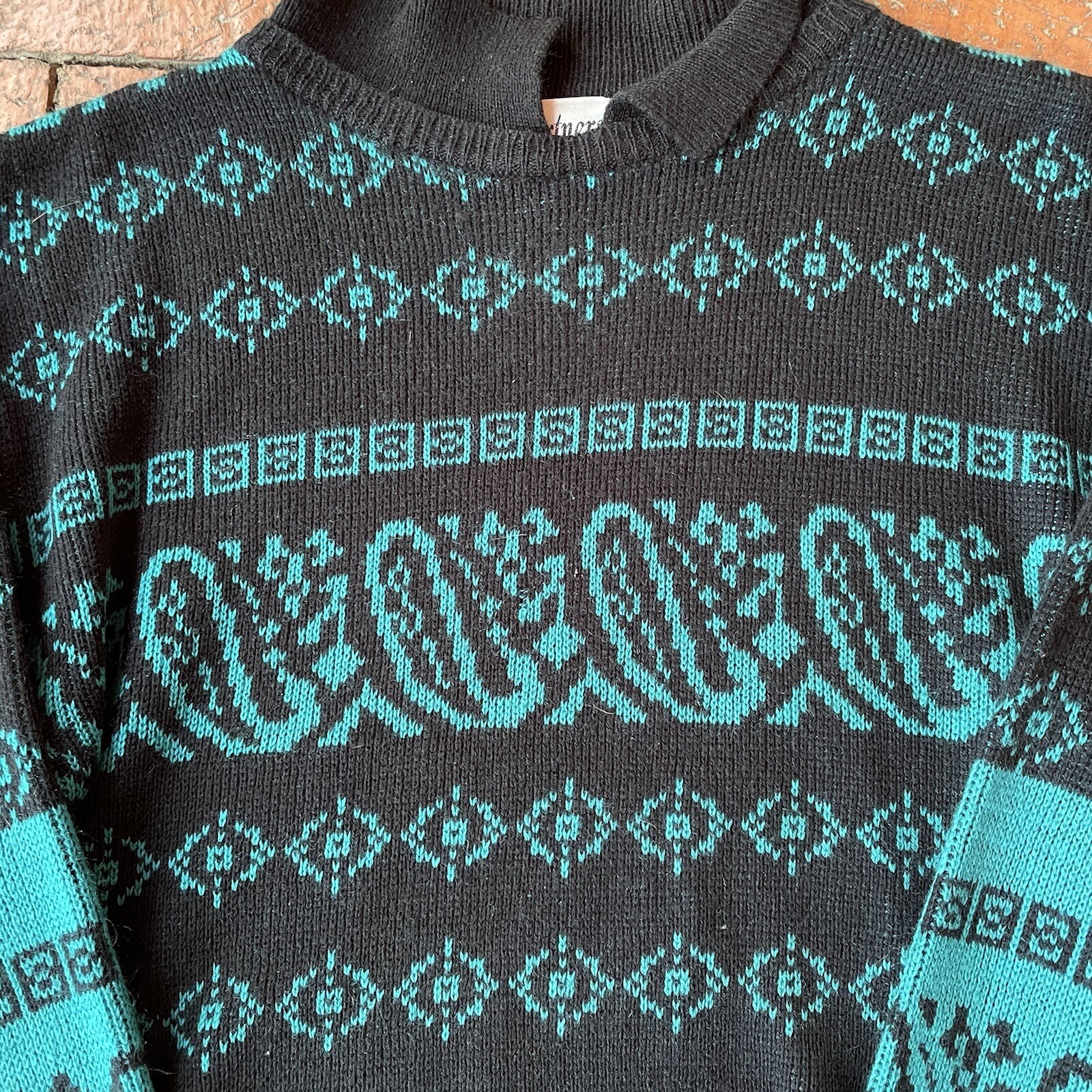 Vintage Partners By Mervyns Acrylic Collared Sweater Soft Excellent Condition