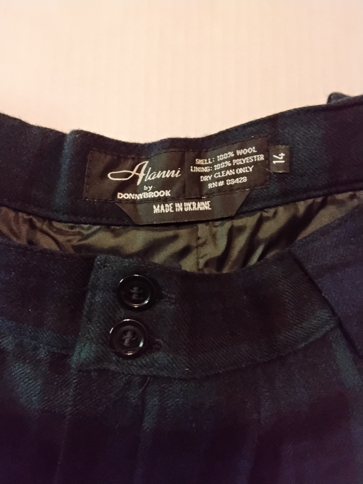 NWT VTG Alanni Wool Shorts Women’s 14 And Double Breasted Vest Sz 12 Set Preppy