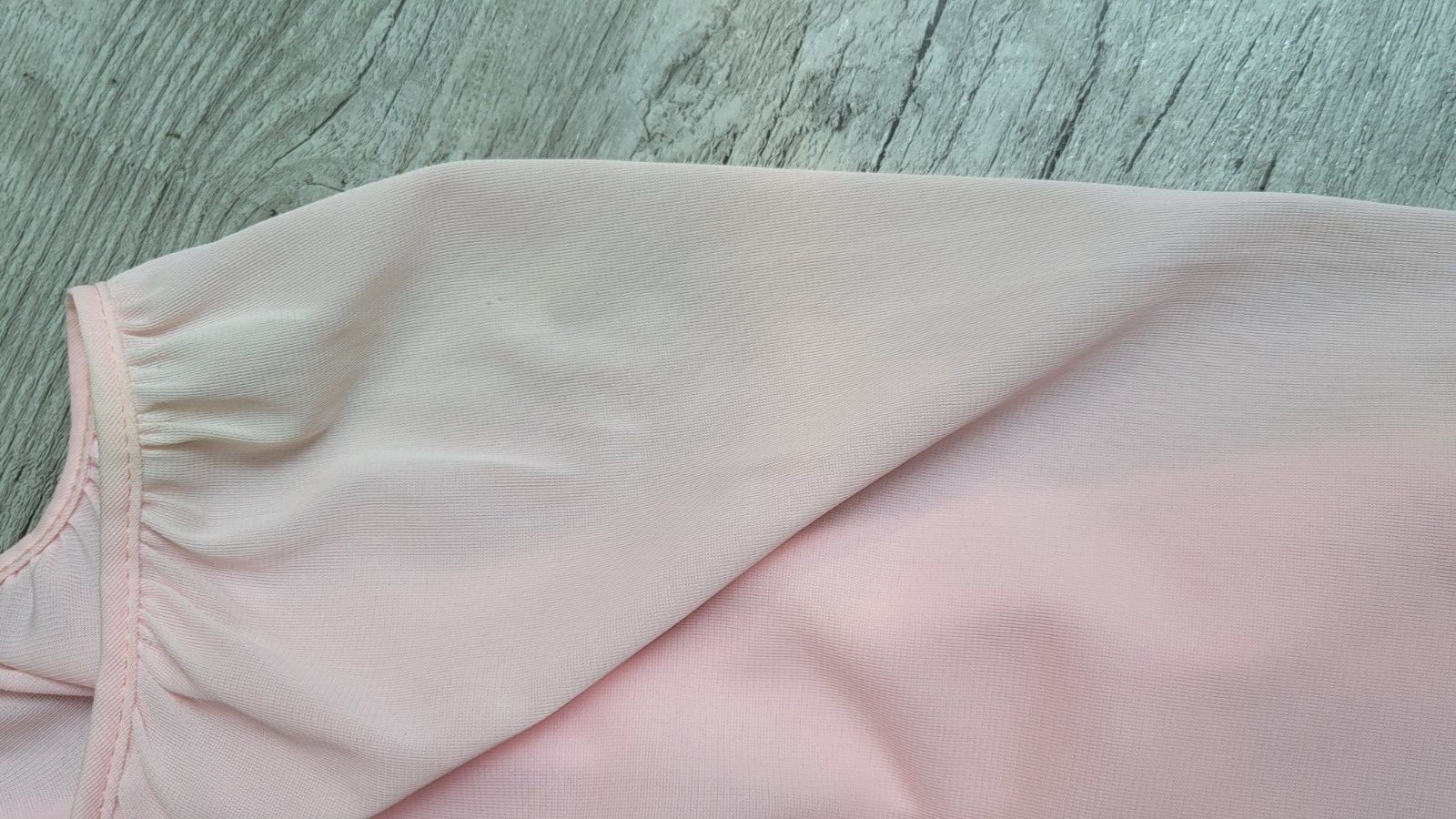 Vintage GLENCRAFT Pink Nylon Long Nightgown Nightie Lace Trim – Size M