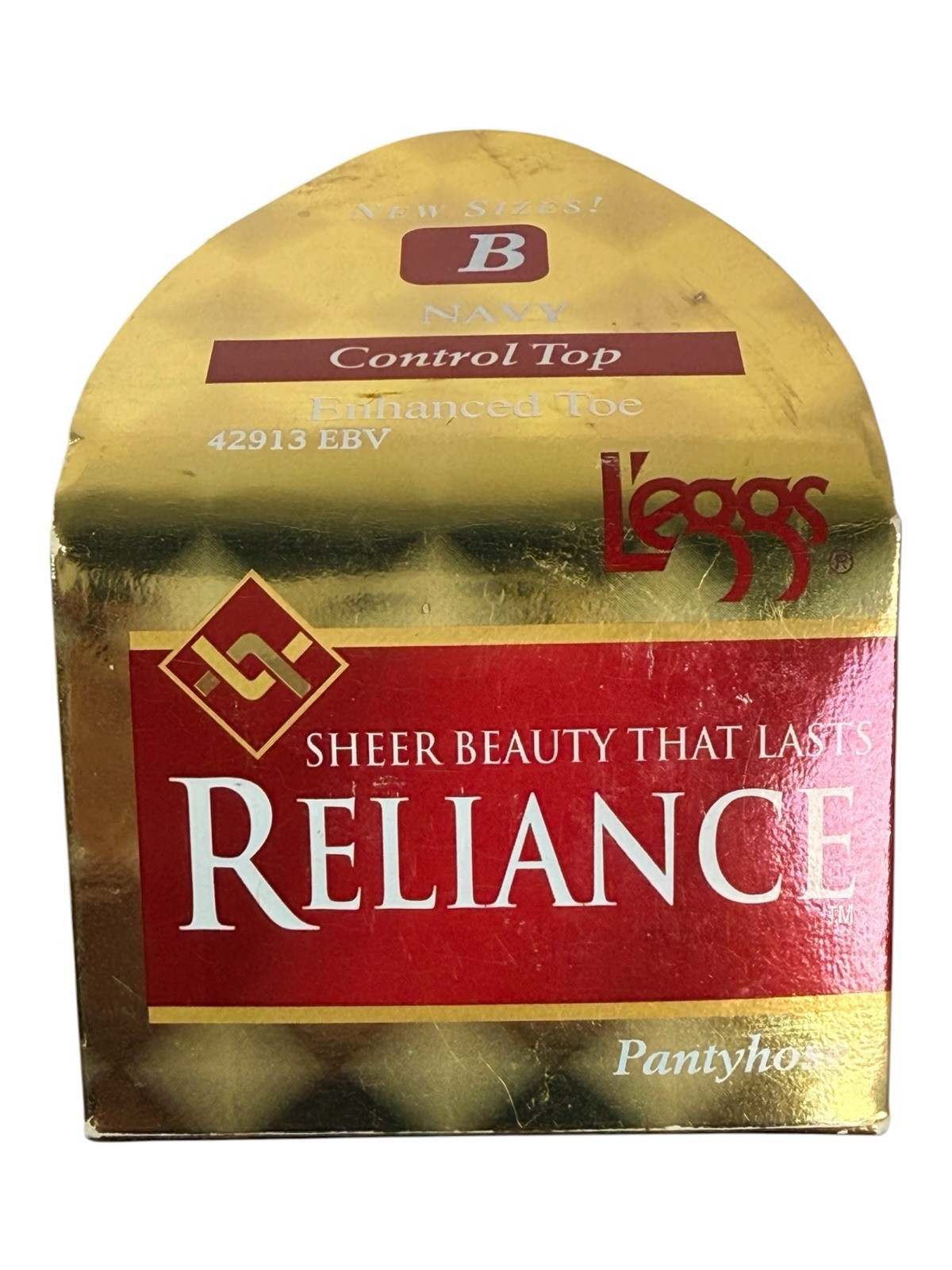 Vintage L’eggs Pantyhose Lot Of 2 Sheer Energy & Reliance Sz B NOS Sealed