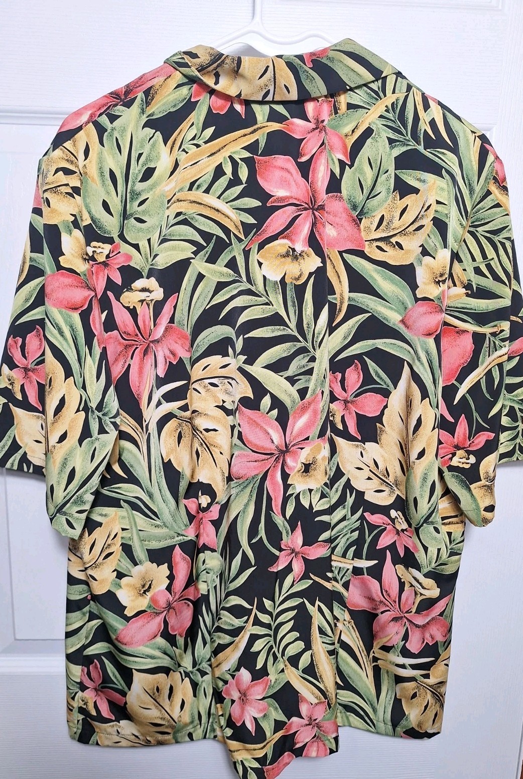 Pendleton Button Down Tall 12 Womens Short Sleeve Shirt Tropical Floral Vintage