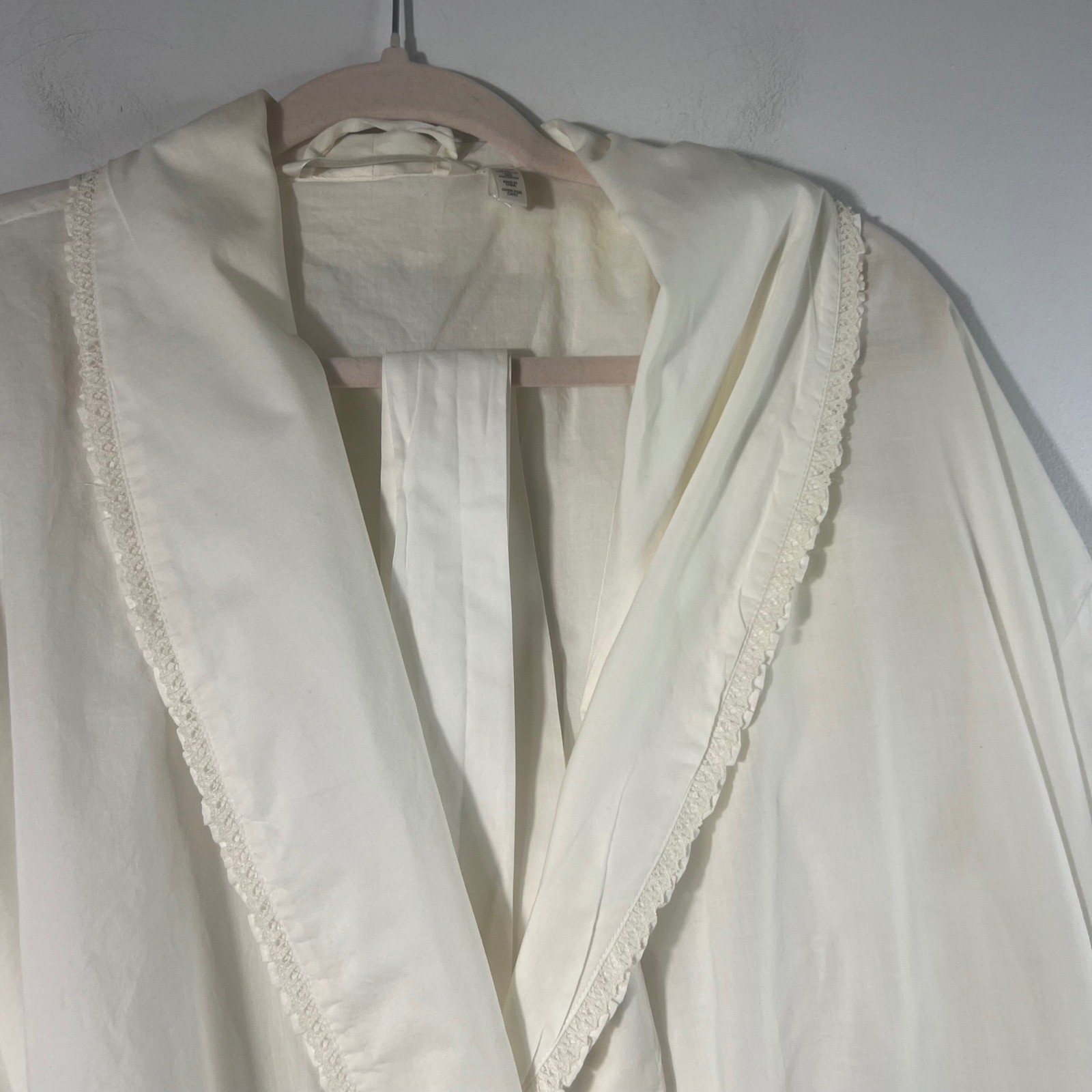 Vintage Victoria’s Secret Country Romantic Prairie RobeNightgown Maxi XS/S Flaw