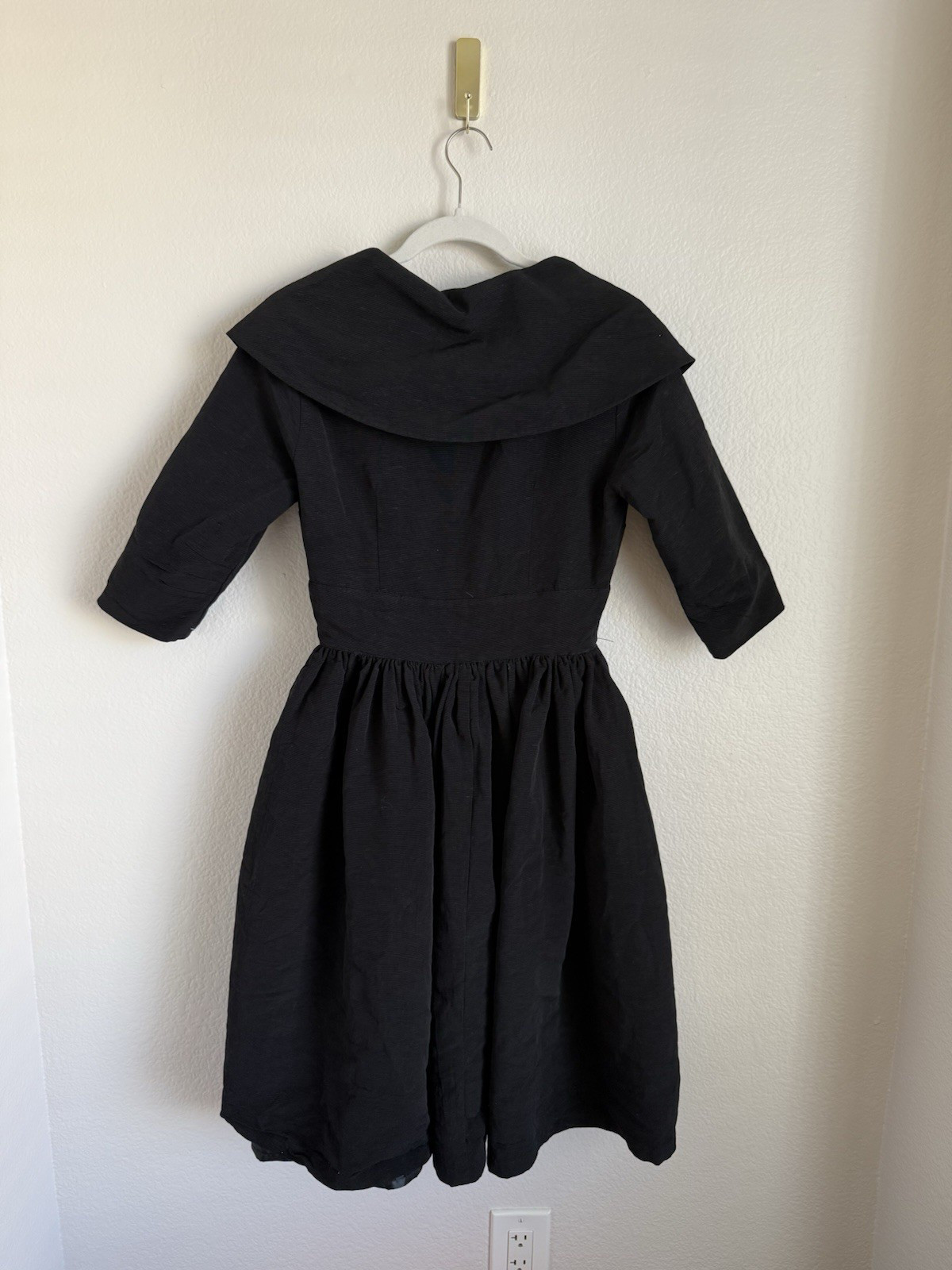 Vintage Candice Gwinn Coat Dress Trashy Diva Open Front Womens 6 Pin Up Jacket