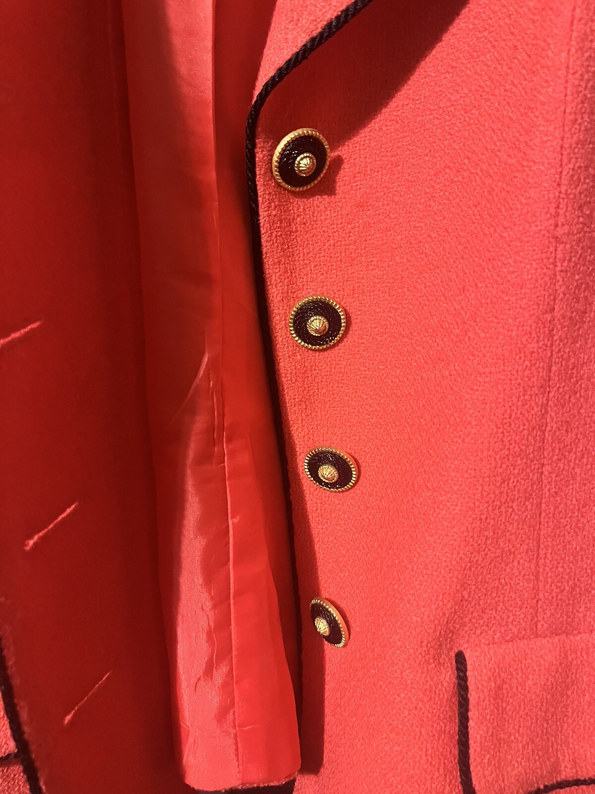 HERBERT GROSSMAN Dergned by Cynthia Sobel Pink Blazer Wool Size Med