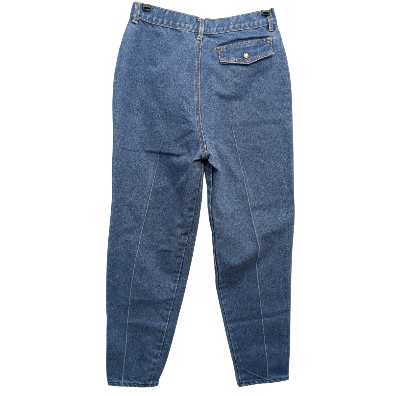 Vintage Gitano Tapered Jeans Womens 11/12 Regular Blue High Rise Fair Spots