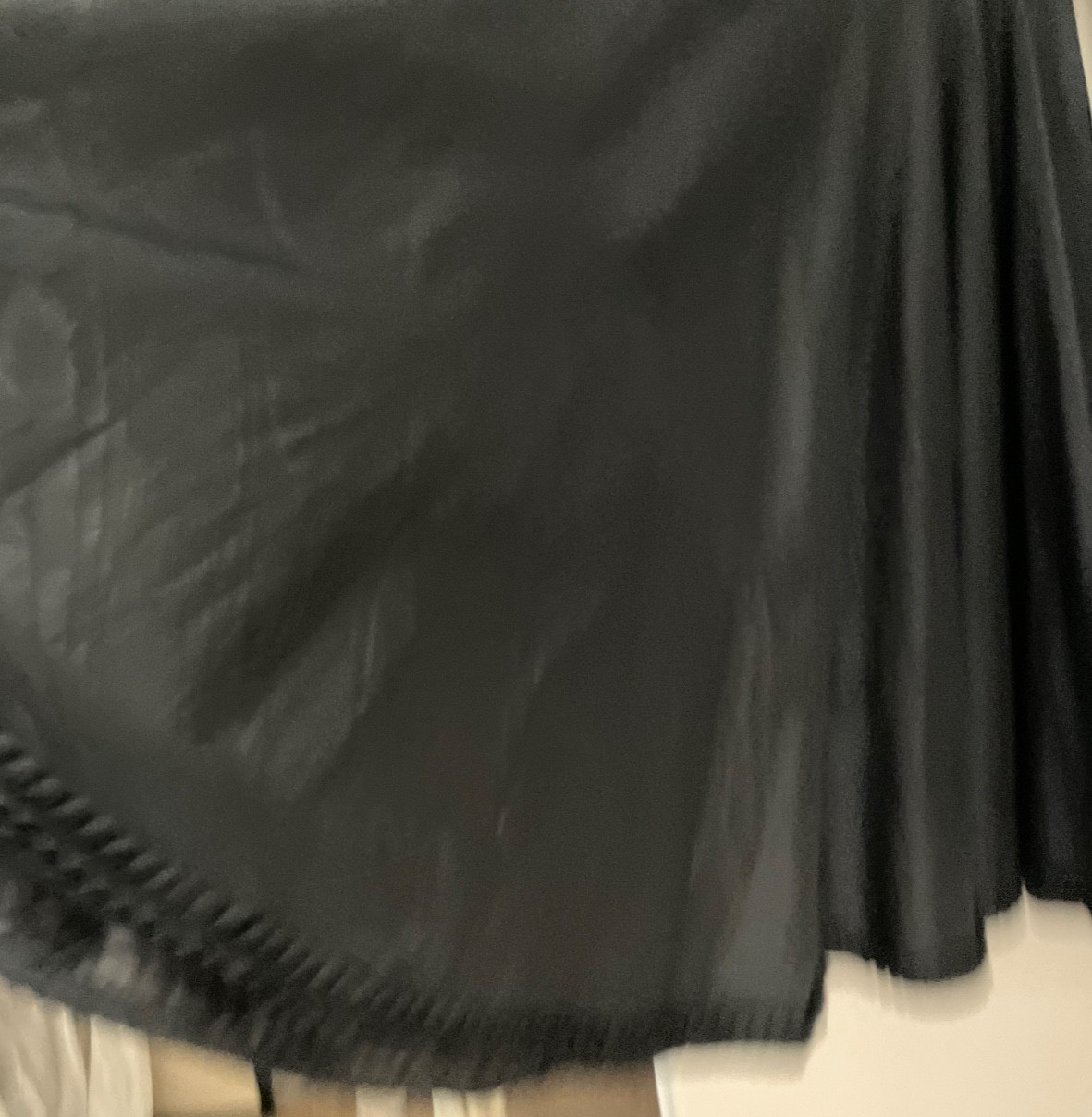 Givenchy Nouvelle Boutique Black Silk Moire Taffeta Vintage Cocktail Dres