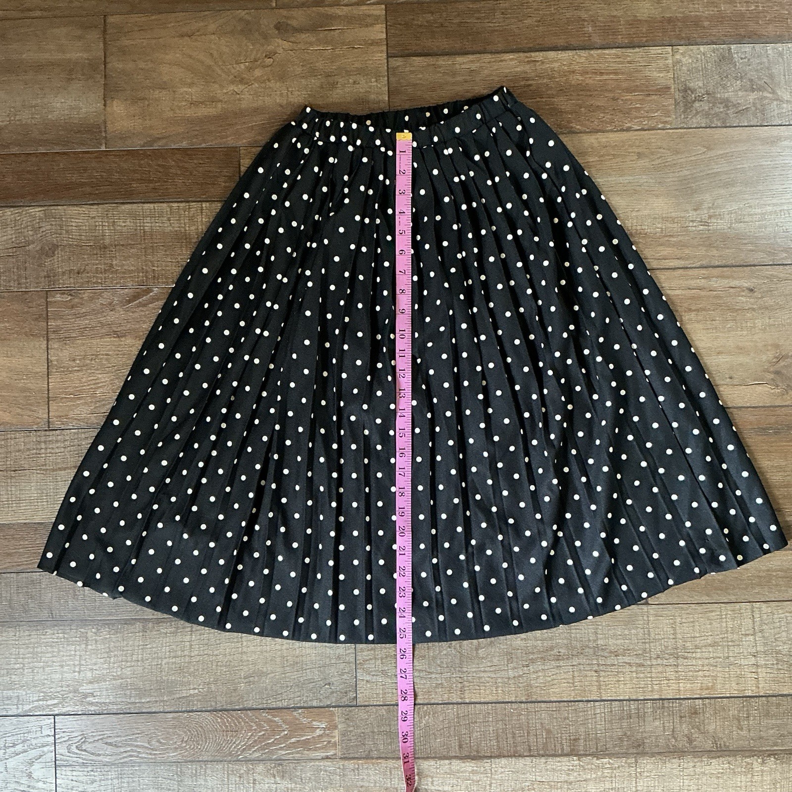 VINTAGE Size 16 – Damon Dress Polka Dot 2PC Suit Top Skirt USA Made Womens #2708