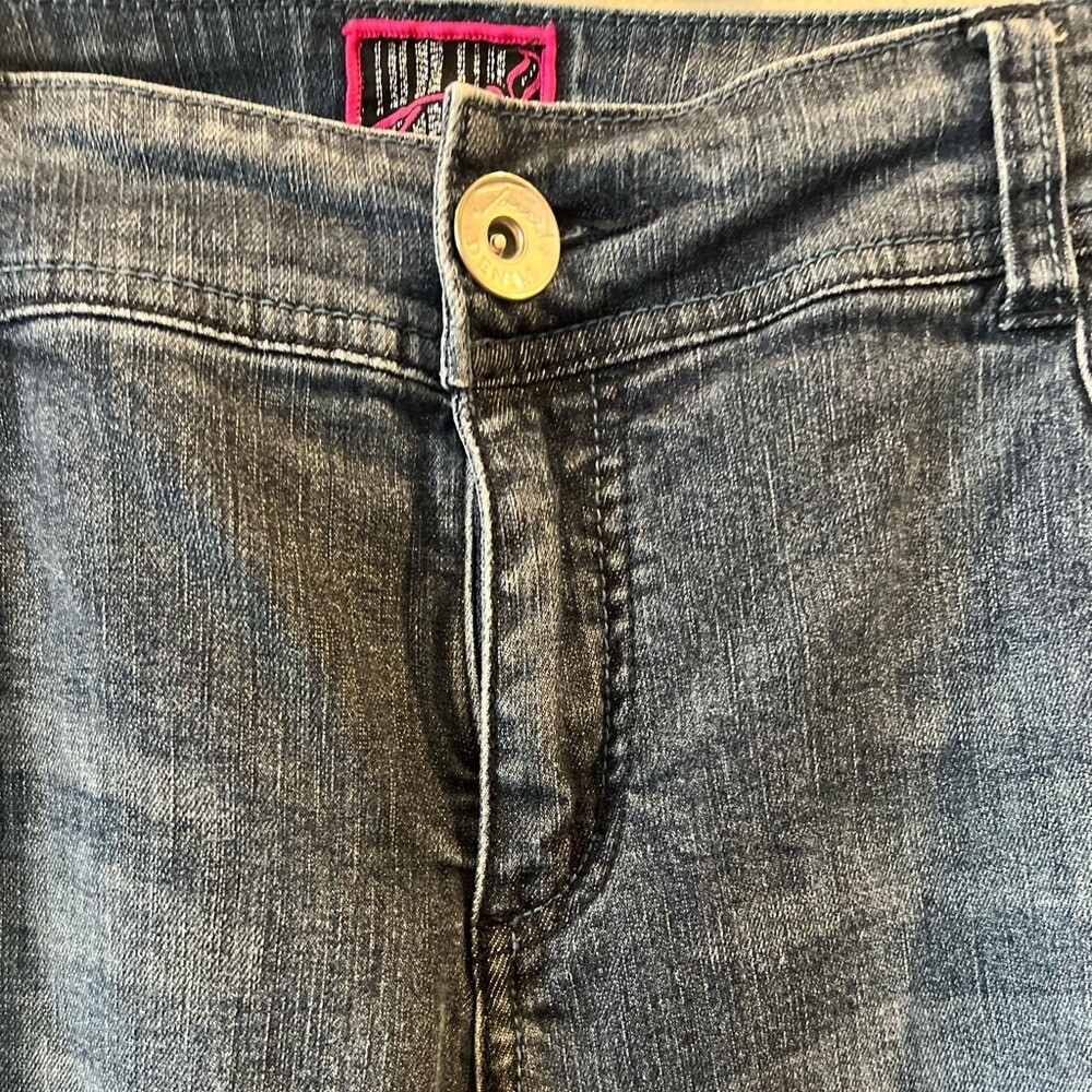 Torrid Boot Cut Jeans Women 22 Blue Contrast Stitching Vintage Tag Denim Plus