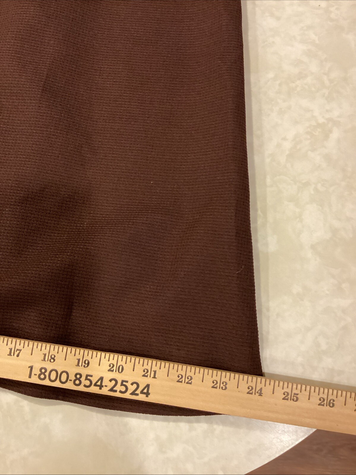 1970s Women’s Handmade Dress Sz S Brown Polyester A-Line Wide Collar Midi