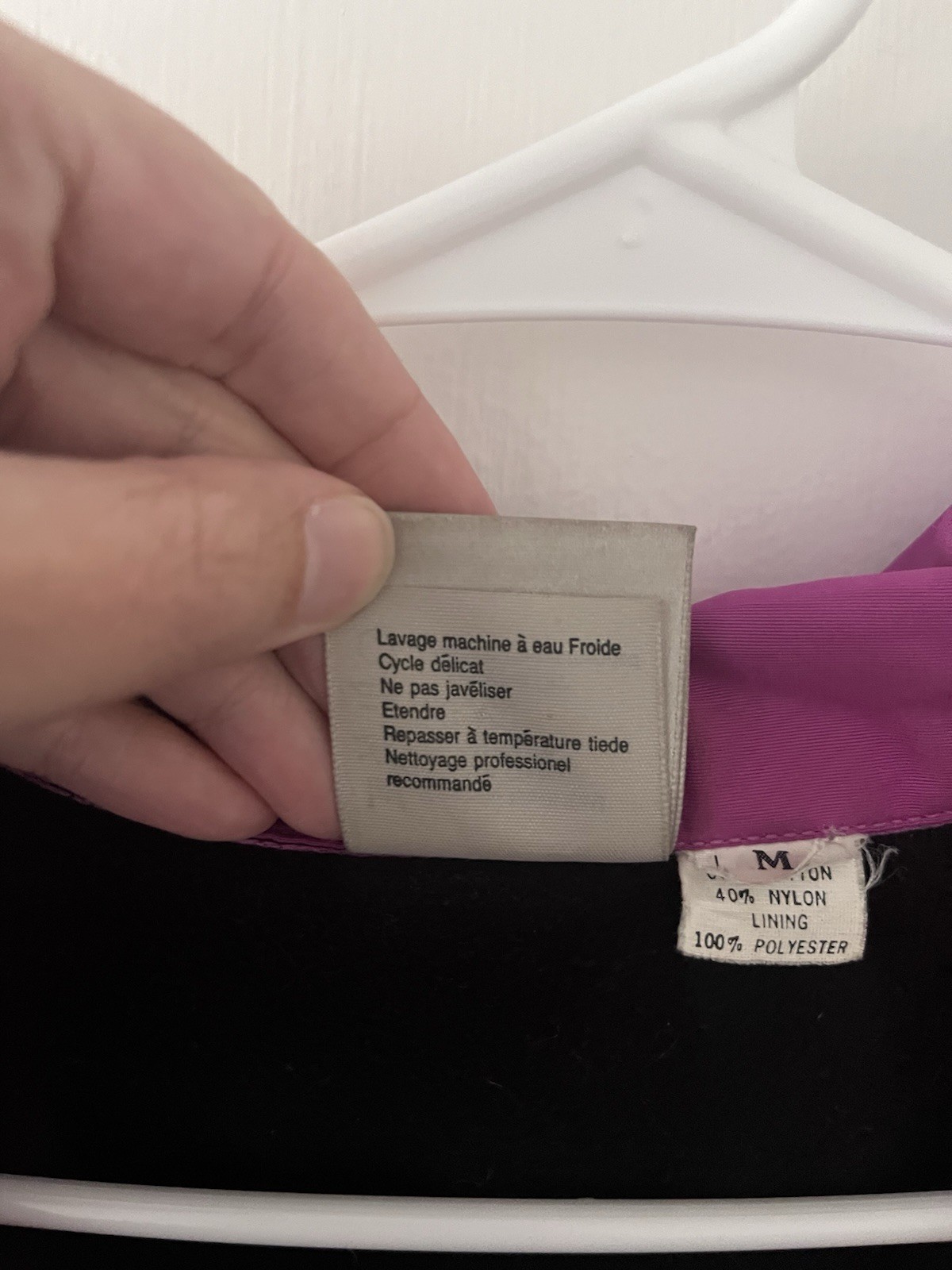 Sunbuster Vintage 80s Magenta Windbreaker Lightweight Anorak Jacket Medium