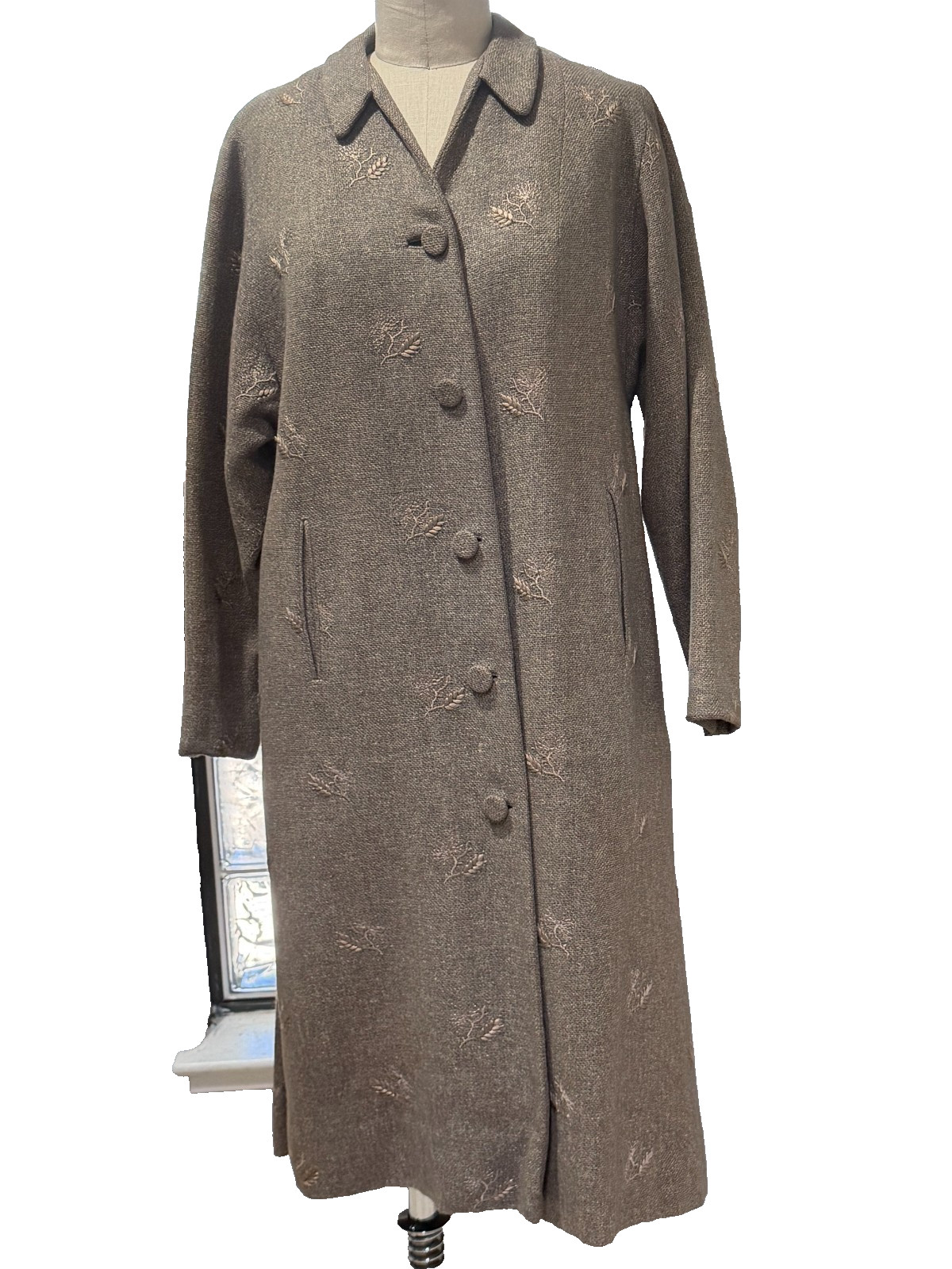 Vintage Mme Zena of San Francisco 1950’s A-line Wool