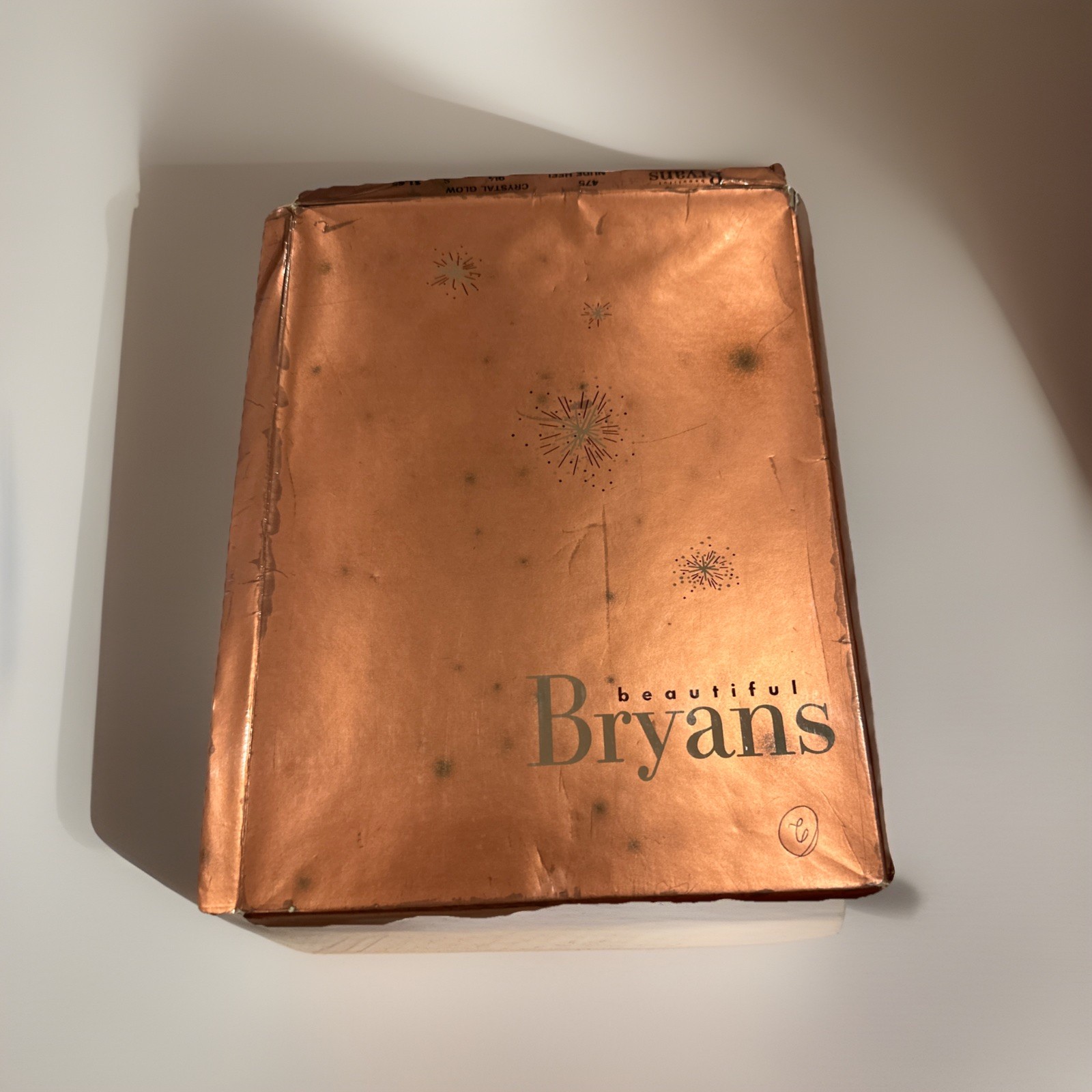 Beautiful Bryans 475 Nude Heel Crystal Glow 9 1/2 1 Pair Short