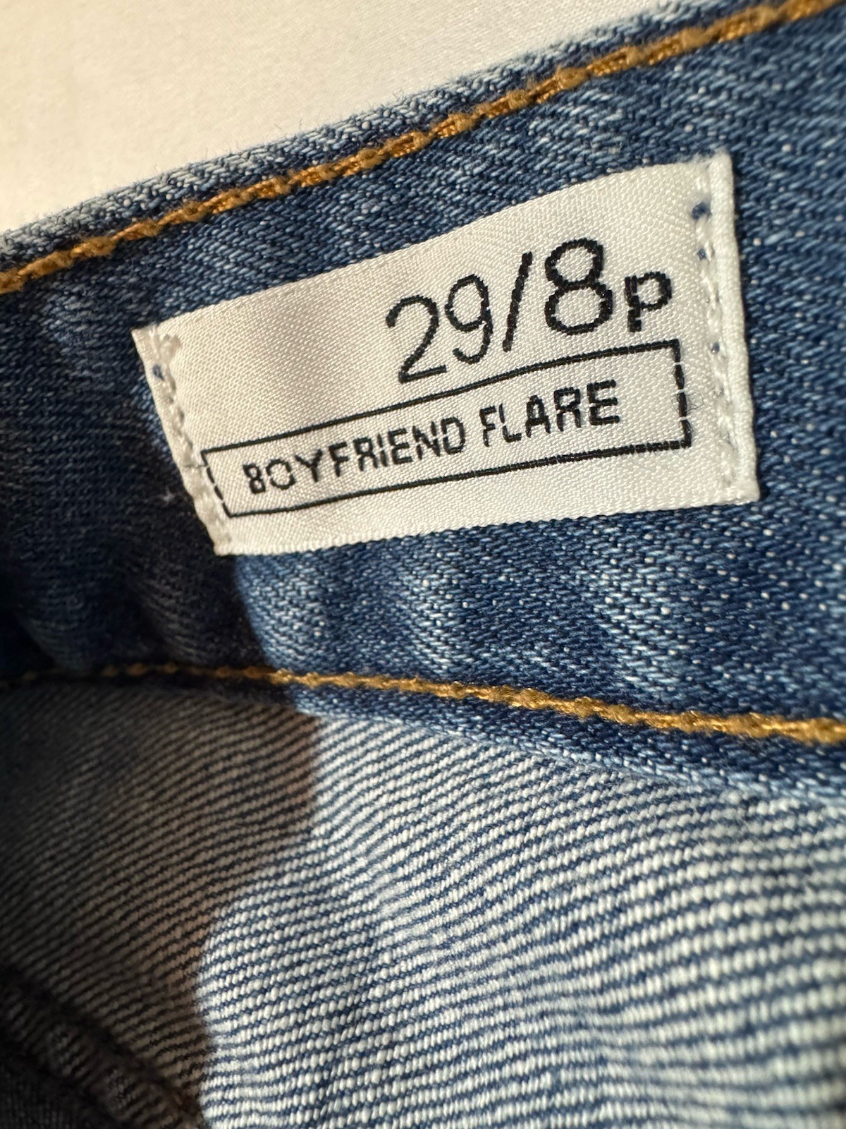 Vintage Y2K GAP 1969 Pocketless Low Rise Boyfriend Flare Jeans Size 29/8p