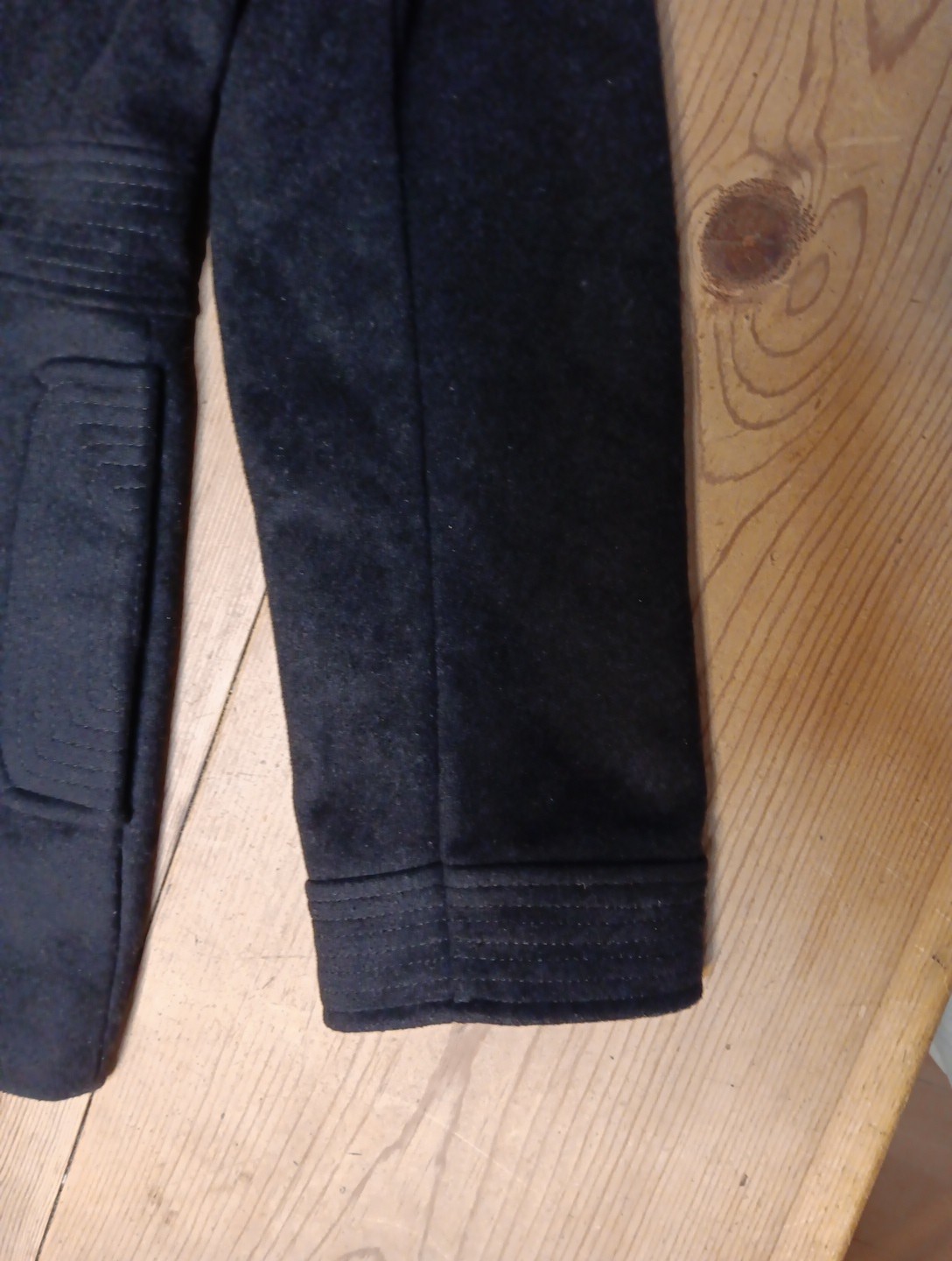 VTG Preston & York Womens 10 Peacoat Black 100% Wool Lined Pockets Winter